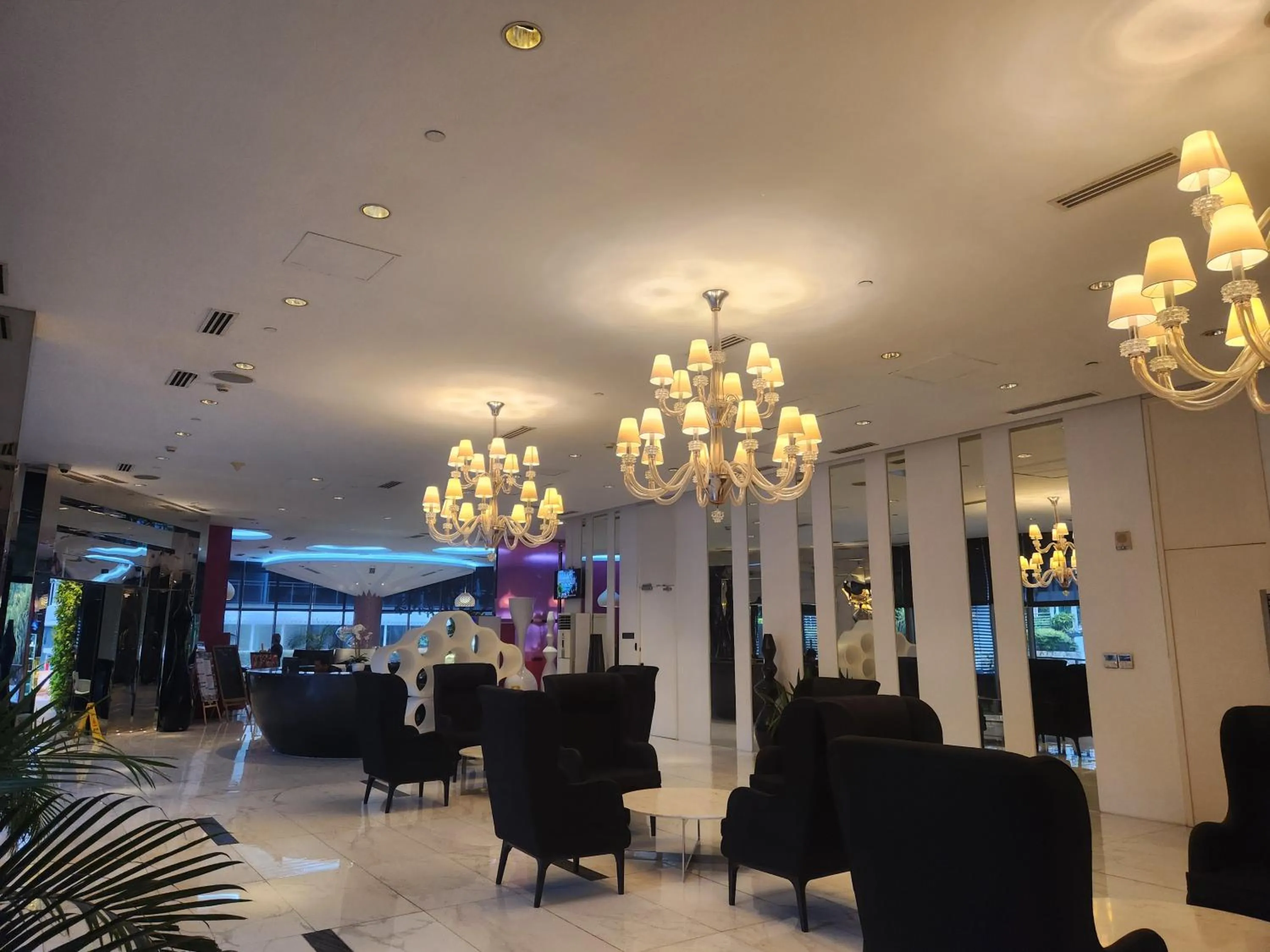 Seating area in Azure Staycation Philippines by AMRS Near Manila International Airport