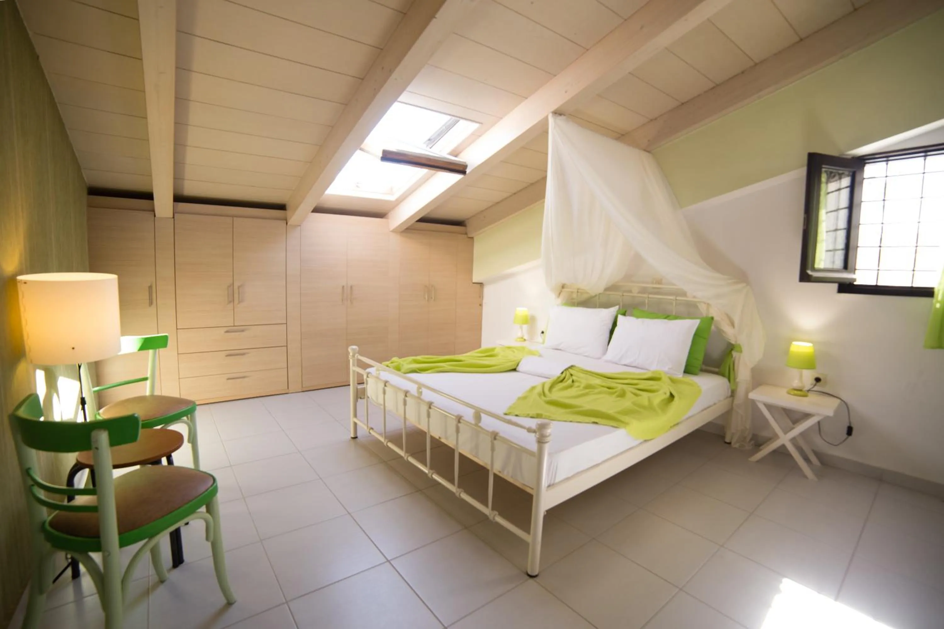 Bedroom, Bed in AC Homes Christos