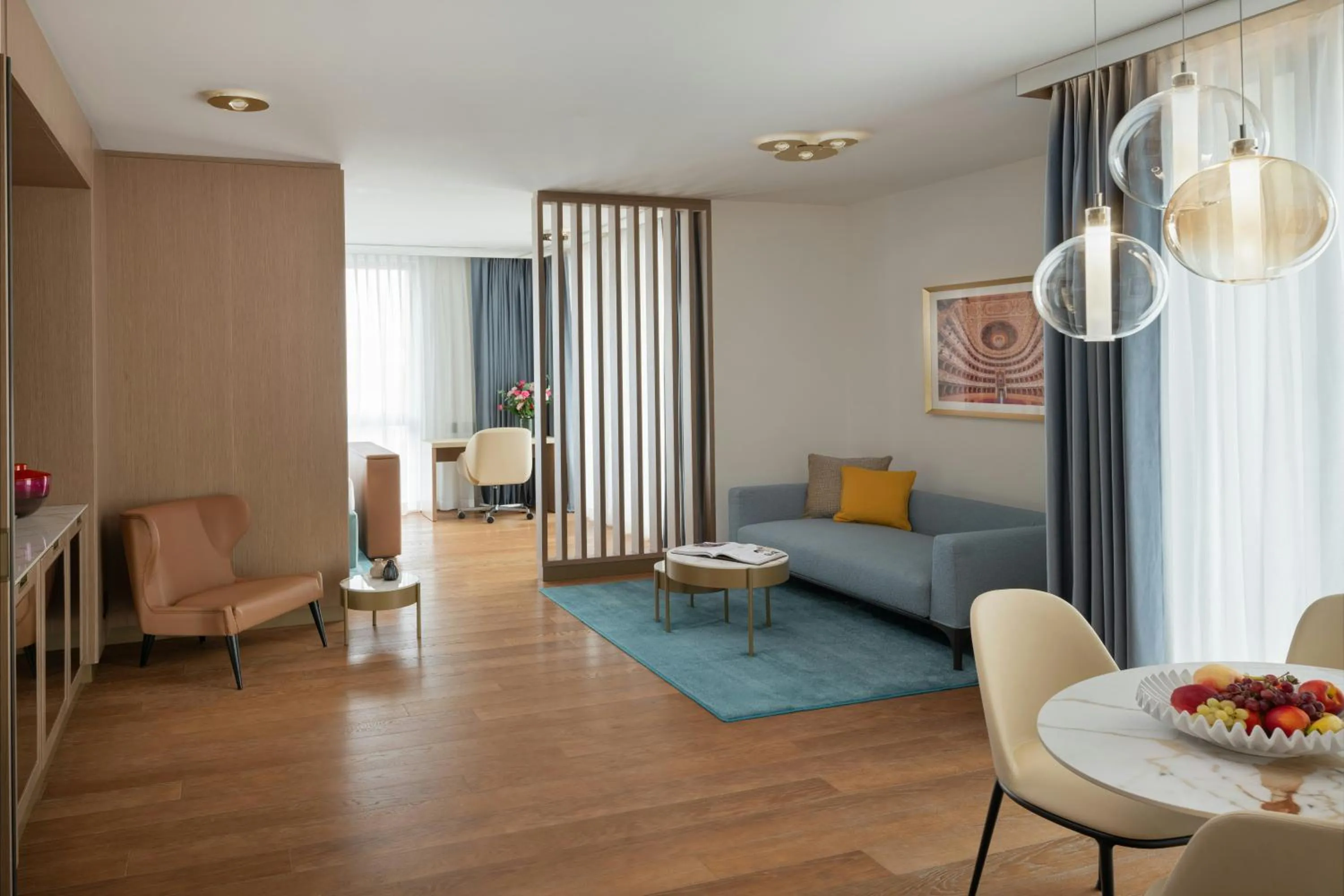 Living room in Teatro Luxury Apartments Firenze - Starhotels Collezione