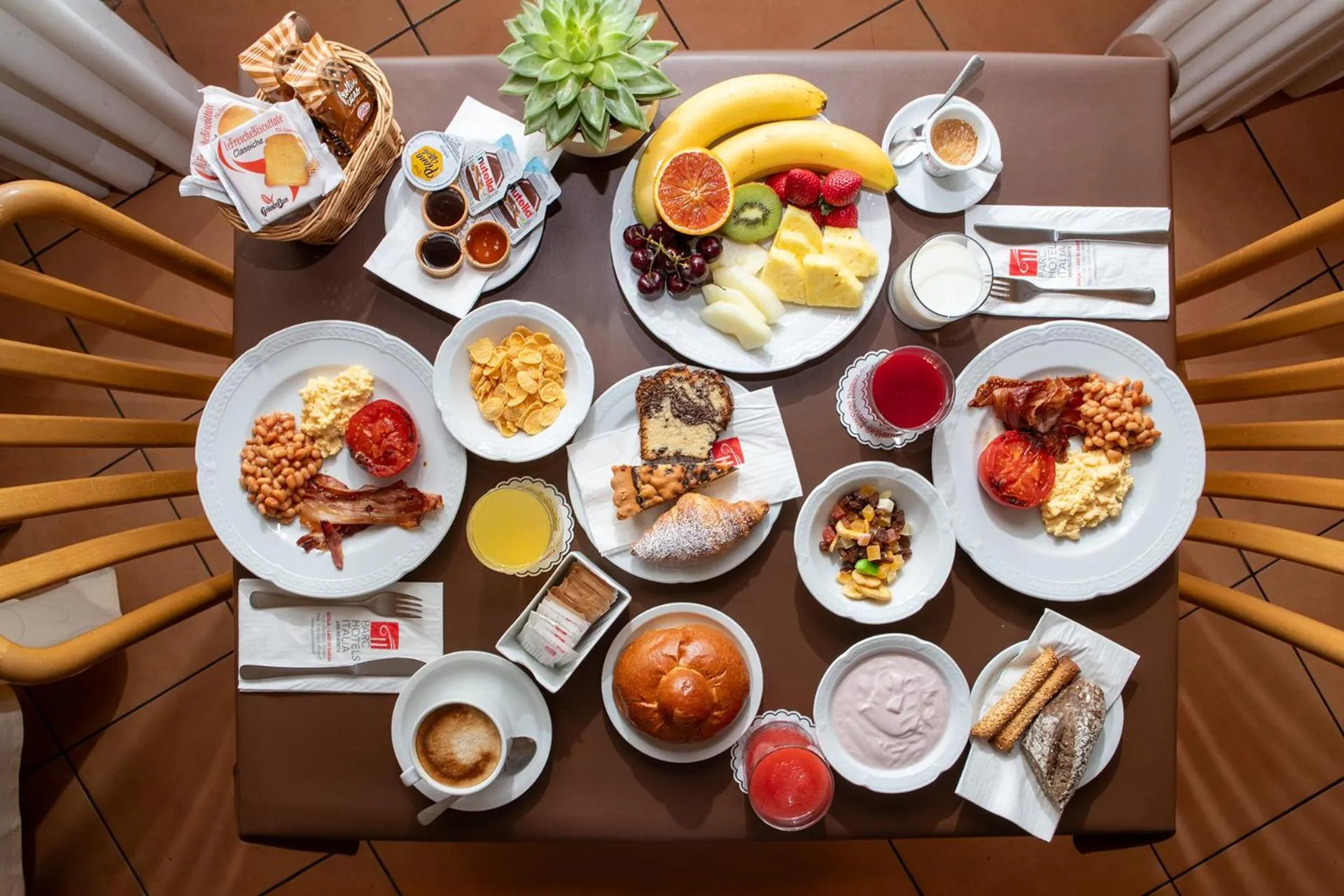 Breakfast in Hotel Ariston and Palazzo Santa Caterina