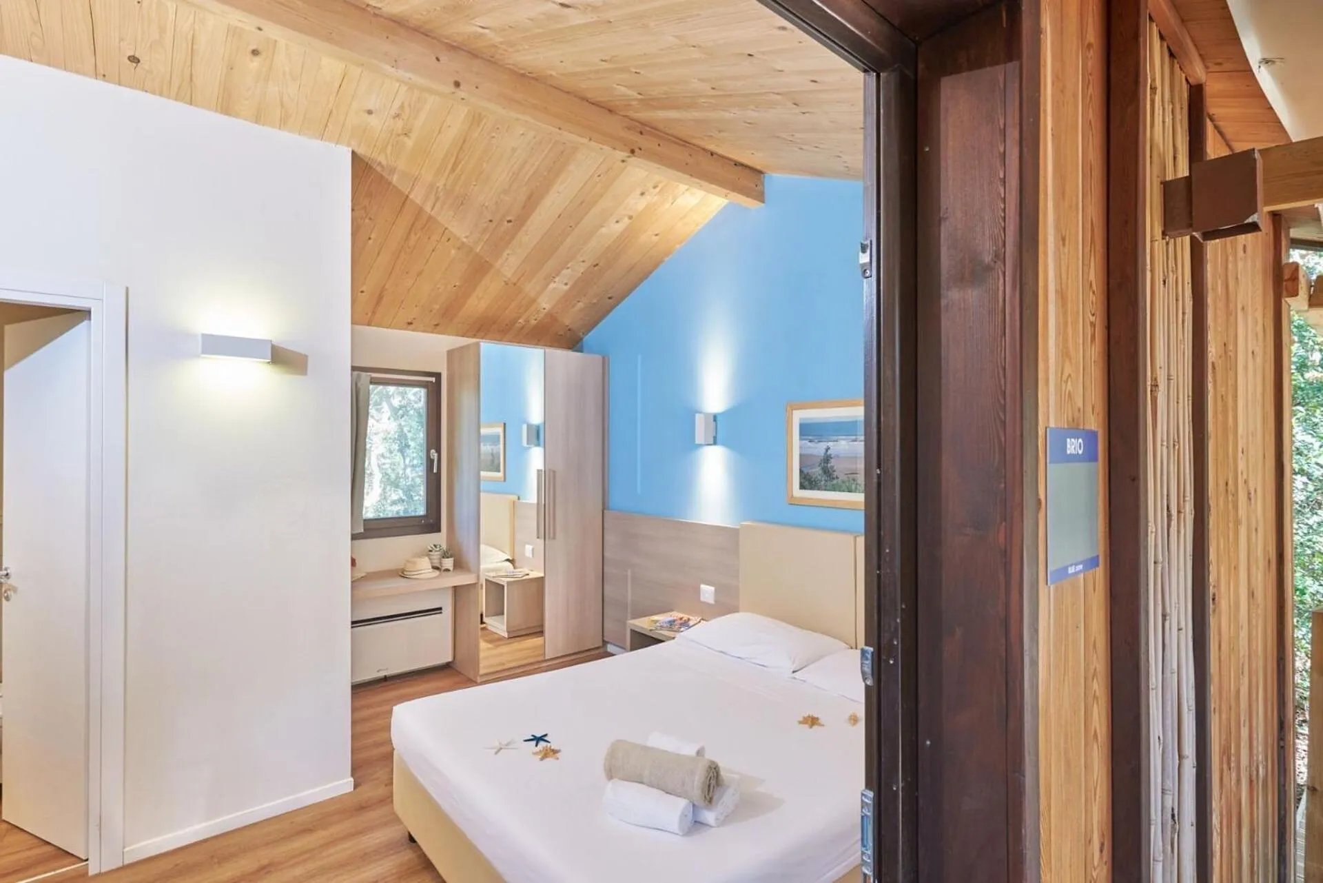 Bed in Paradù EcoVillage & Resort