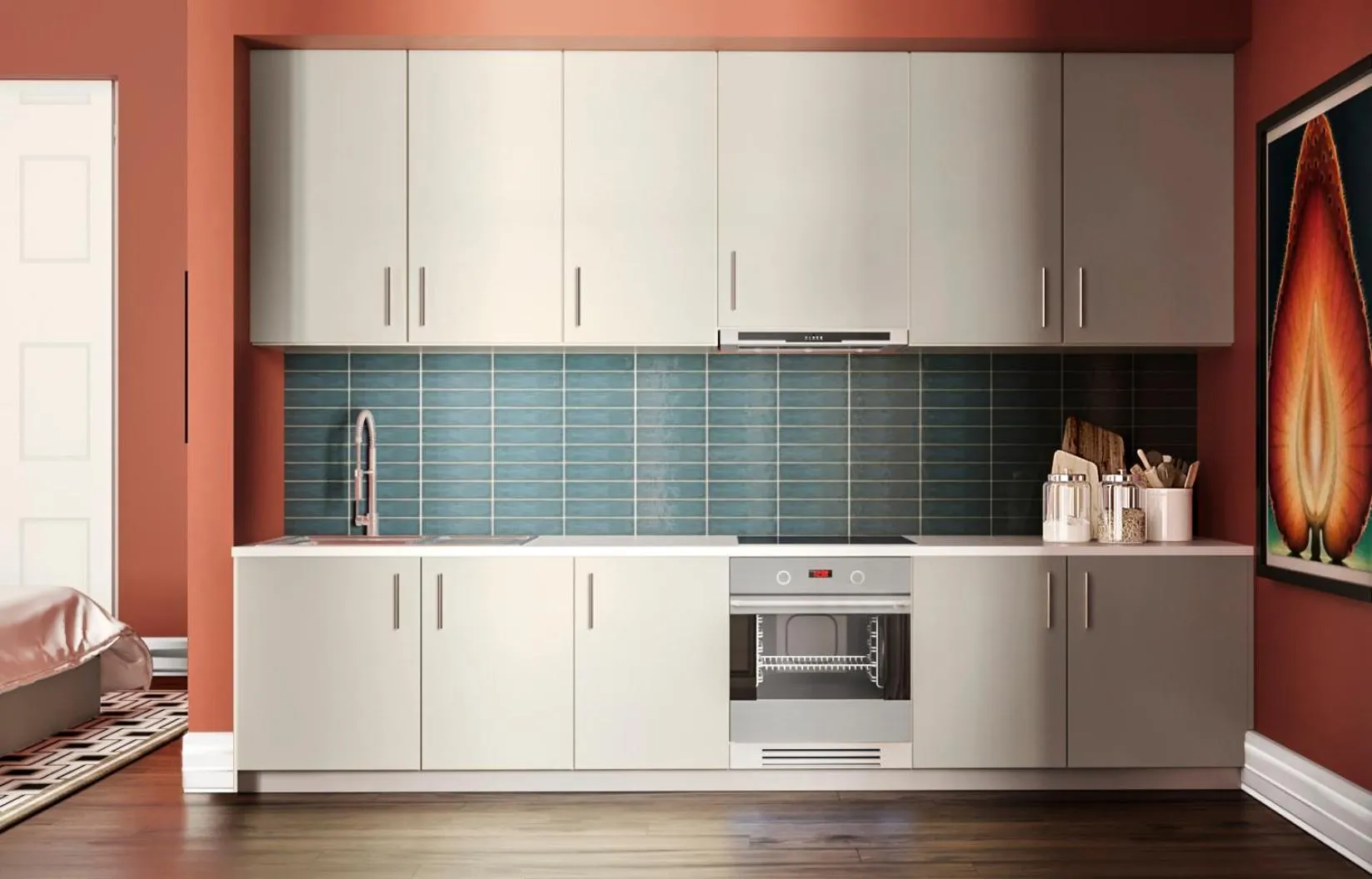 Kitchen or kitchenette in Charming House - O Mercado