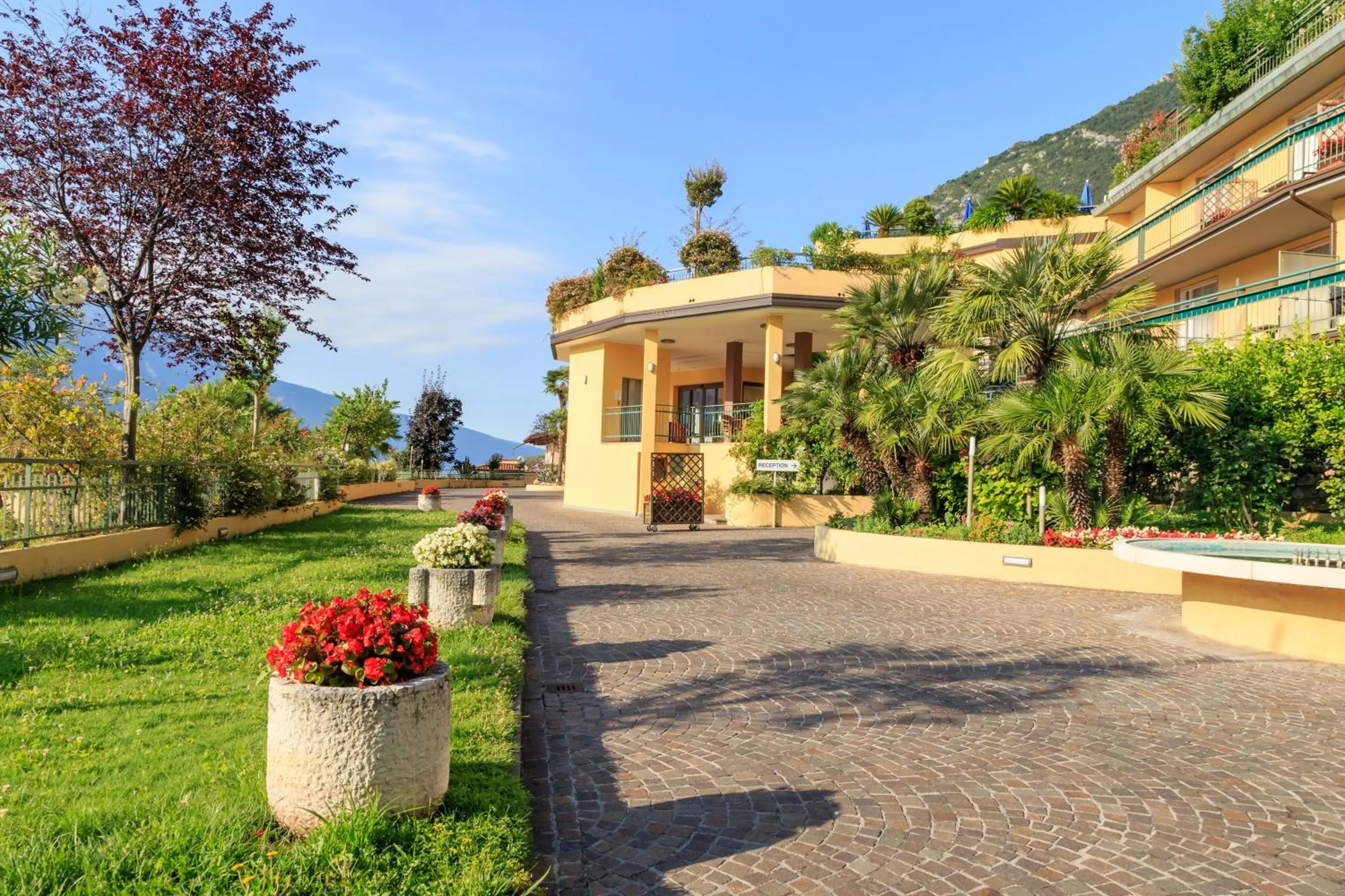 Property building in Hotel Cristina