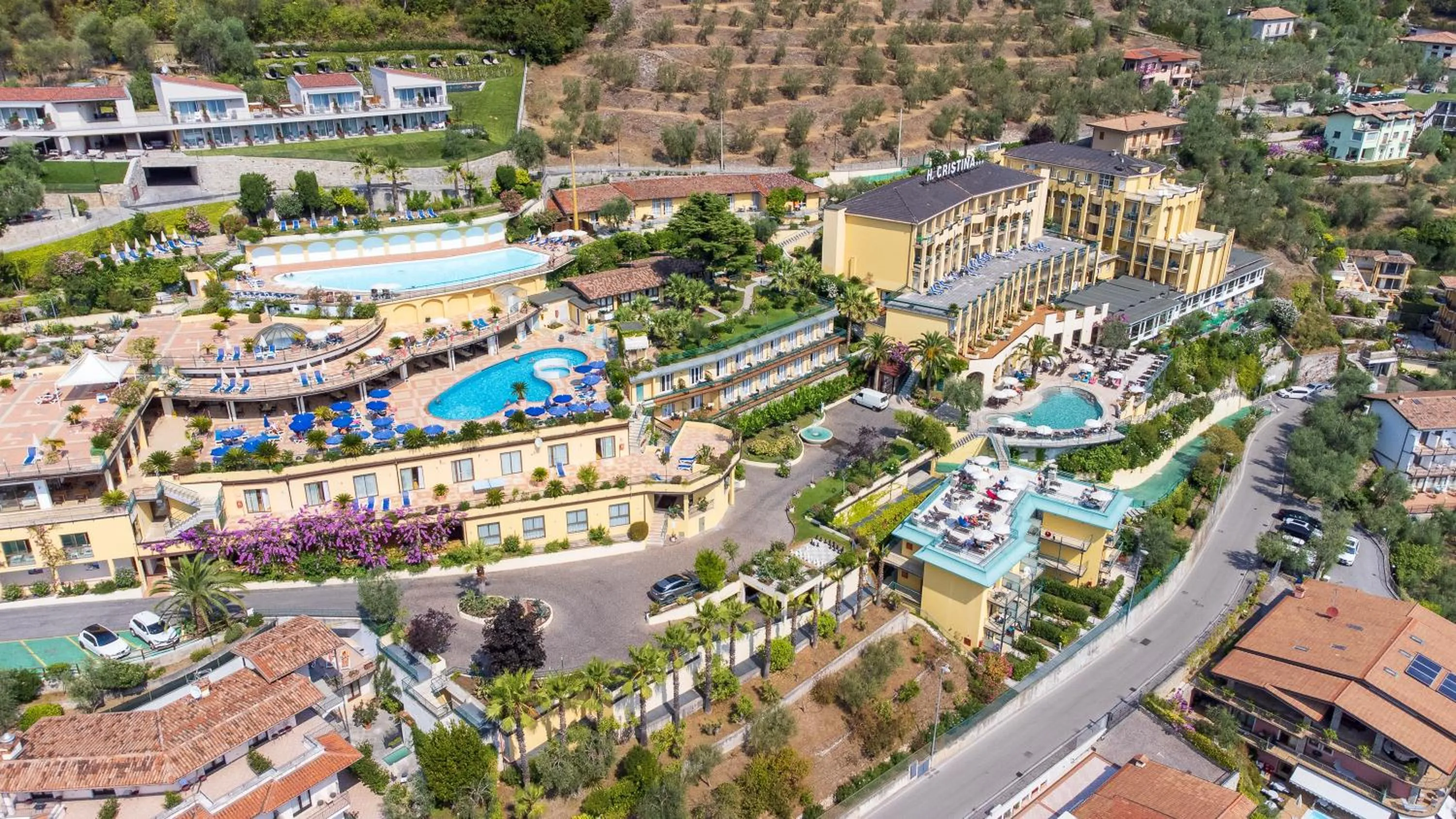 Bird's eye view in Hotel Cristina