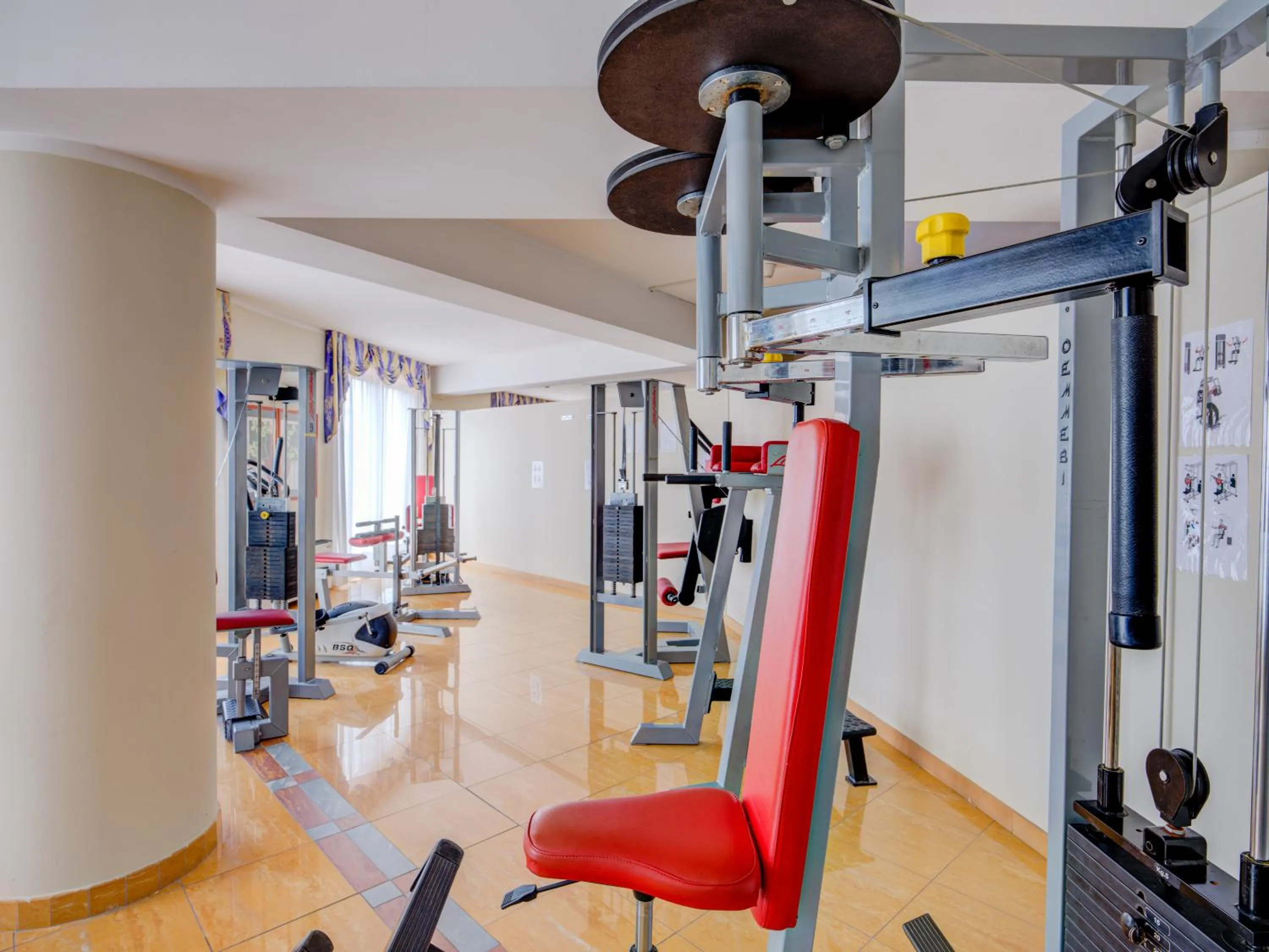 Fitness centre/facilities in Hotel Cristina