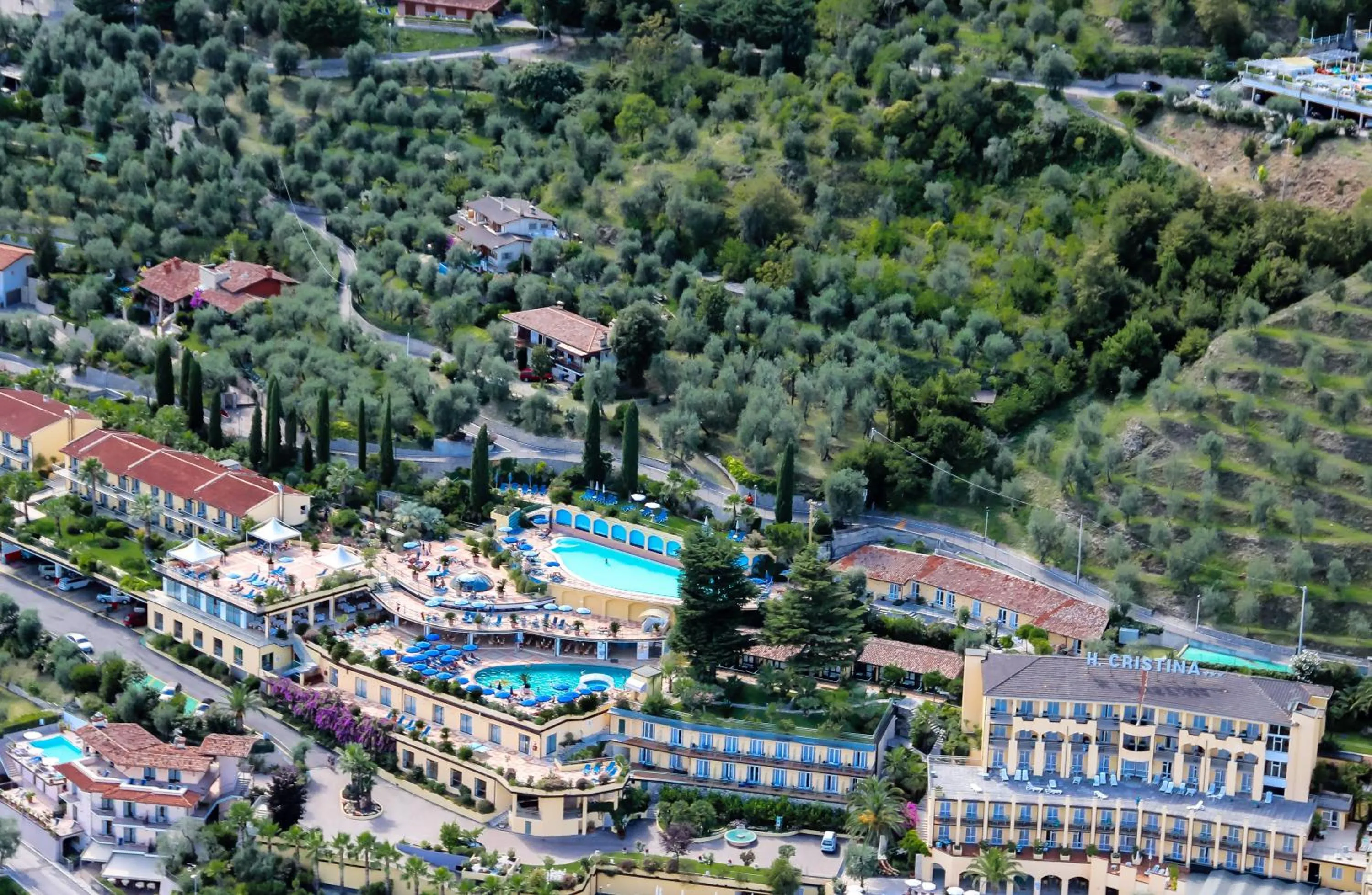 Bird's eye view in Hotel Cristina