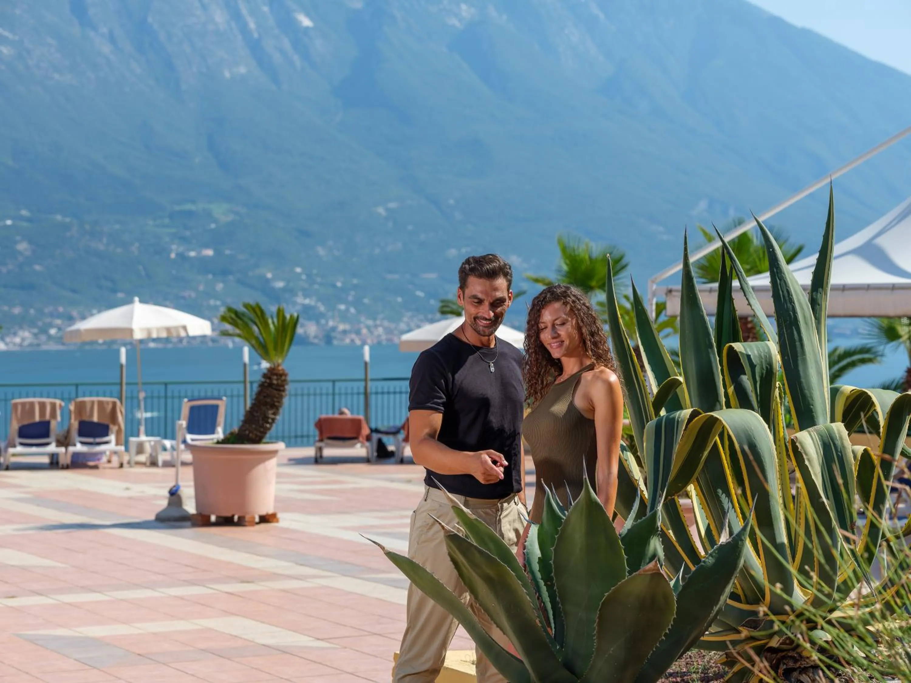 Garden in Hotel Cristina