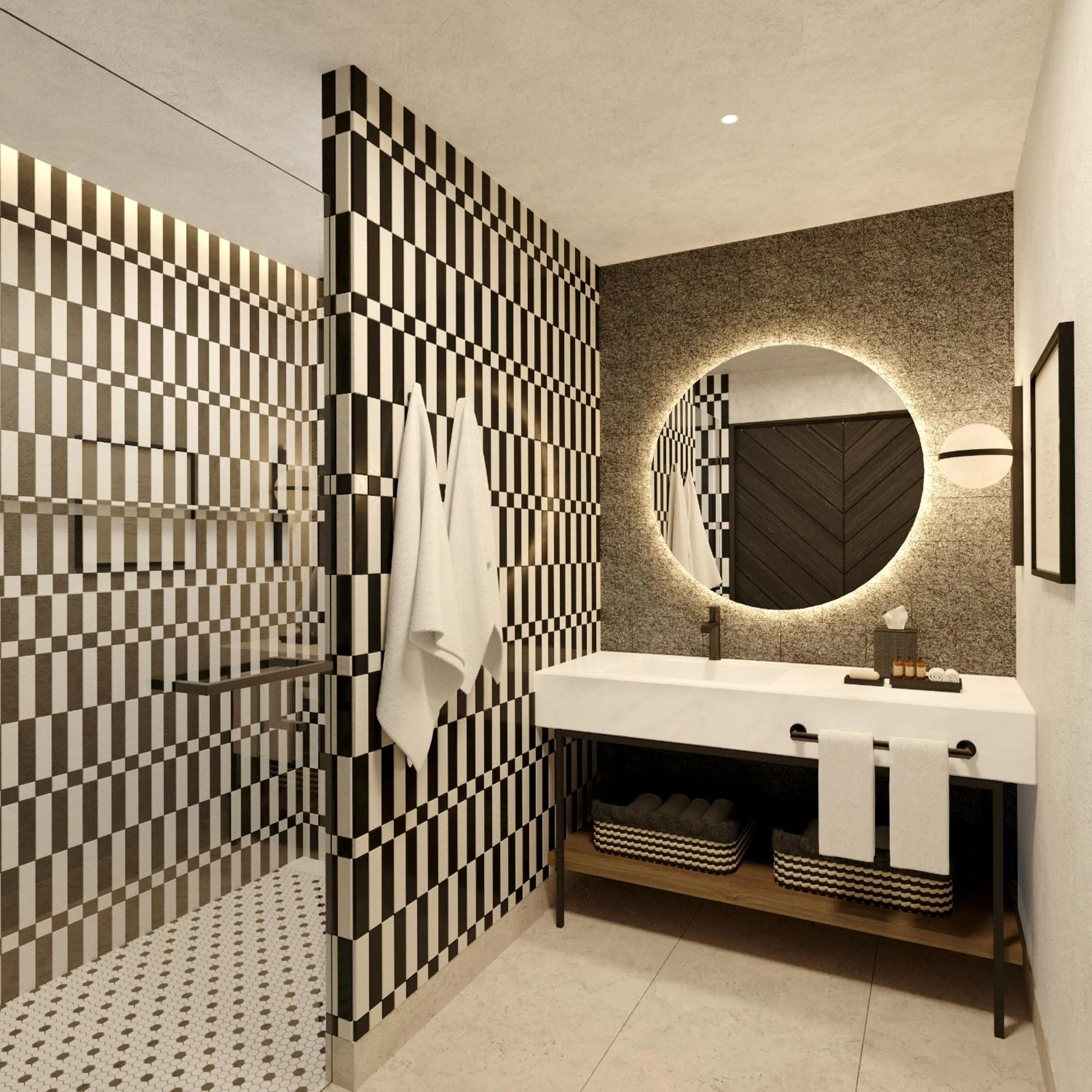 Bathroom in Pueblo Bonito Vantage Centro Histórico Mazatlán