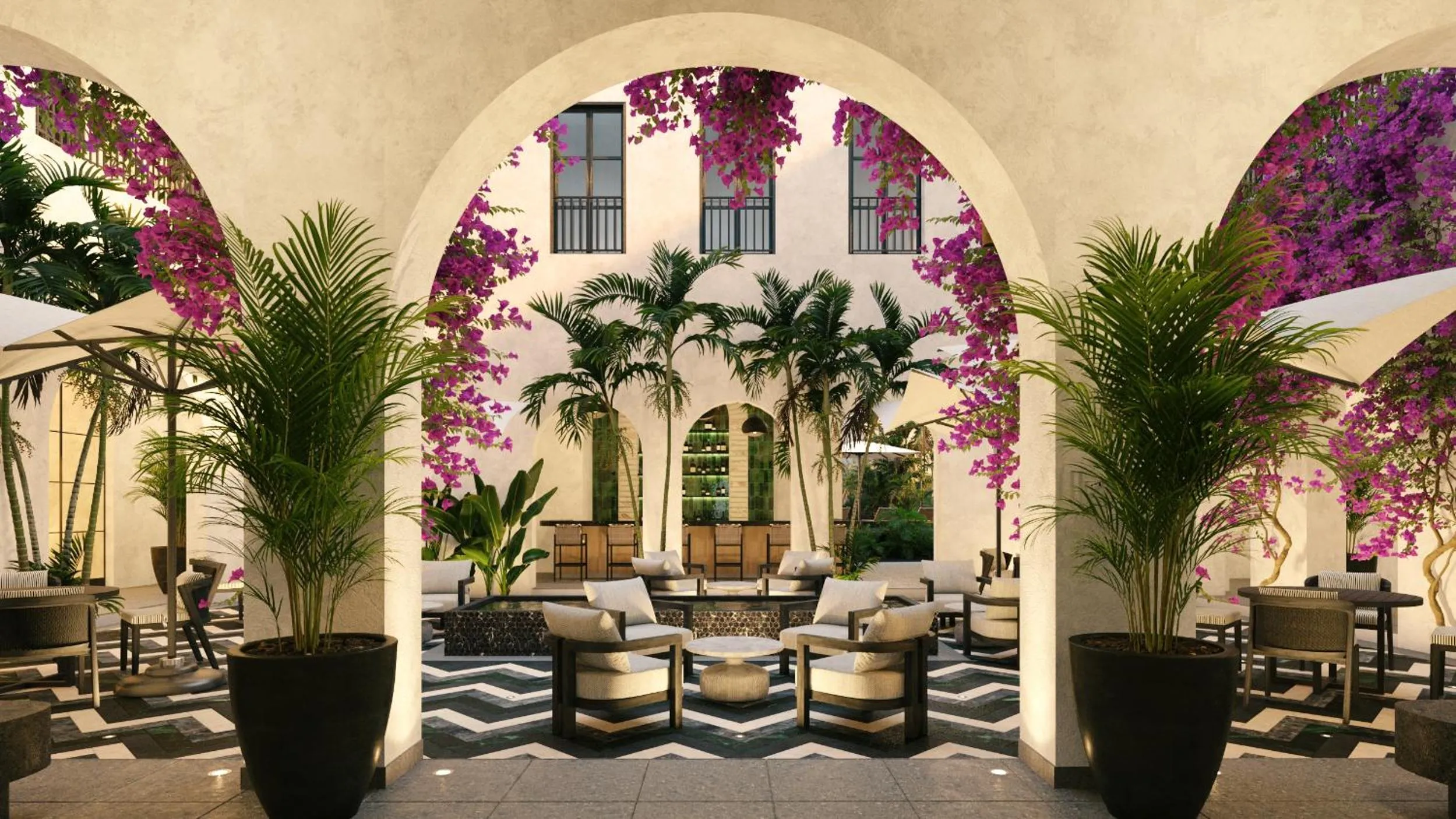 Garden in Pueblo Bonito Vantage Centro Histórico Mazatlán