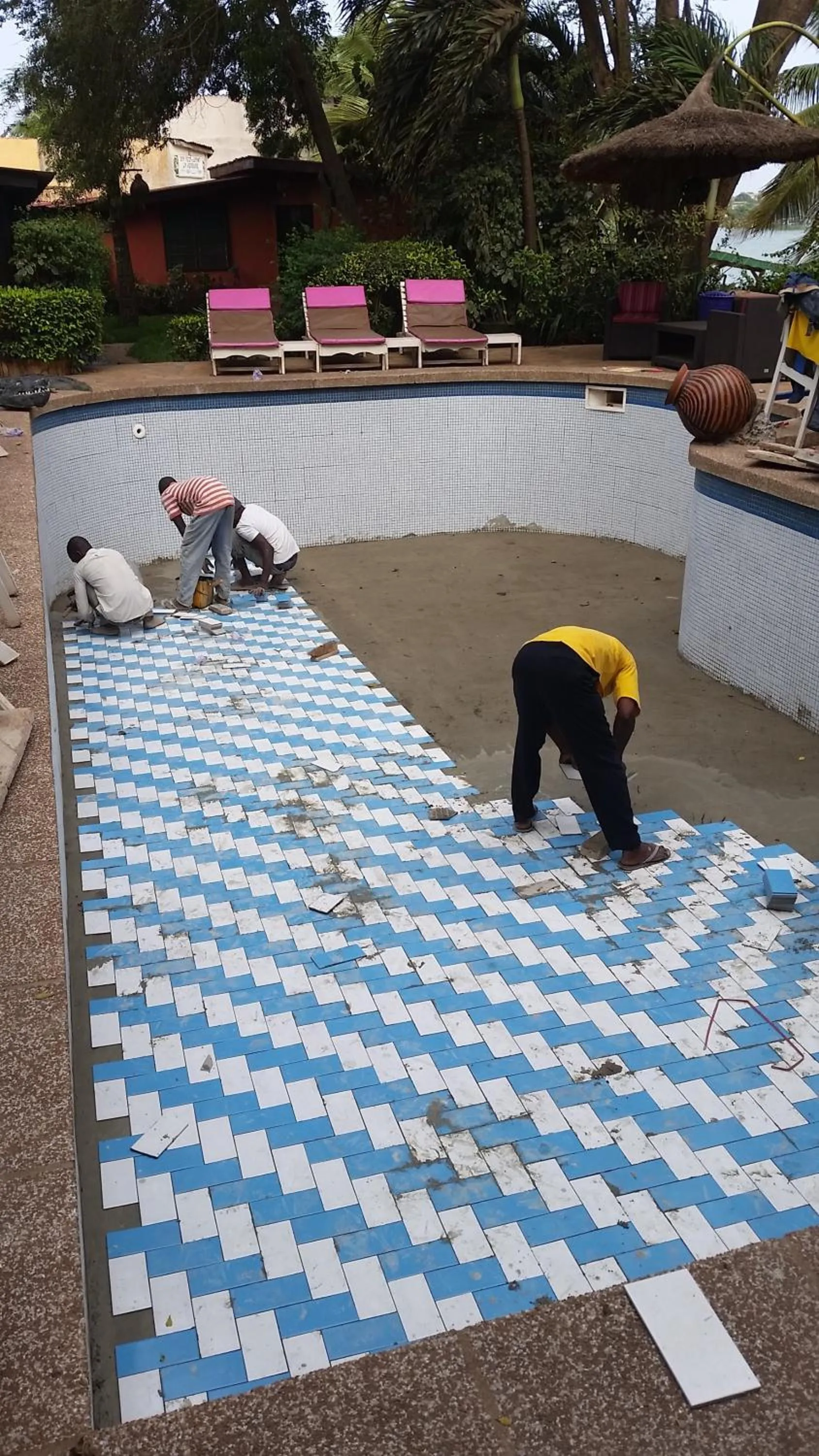 Pool view in Hotel Napoleon Lagune