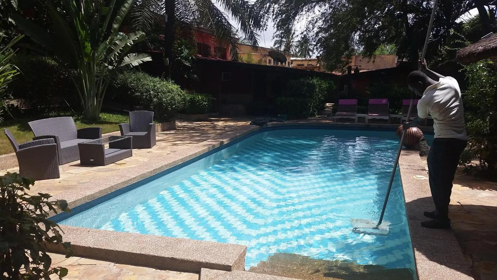 Garden in Hotel Napoleon Lagune