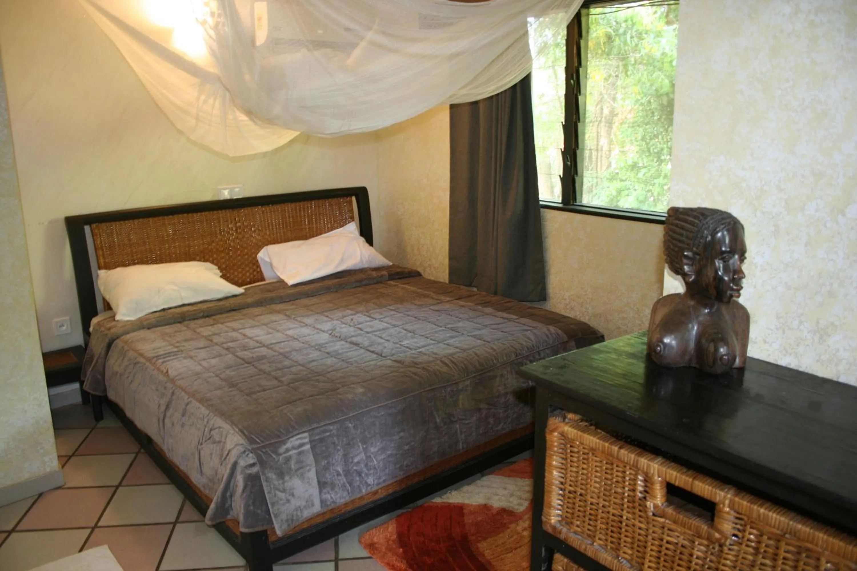 Bed in Hotel Napoleon Lagune