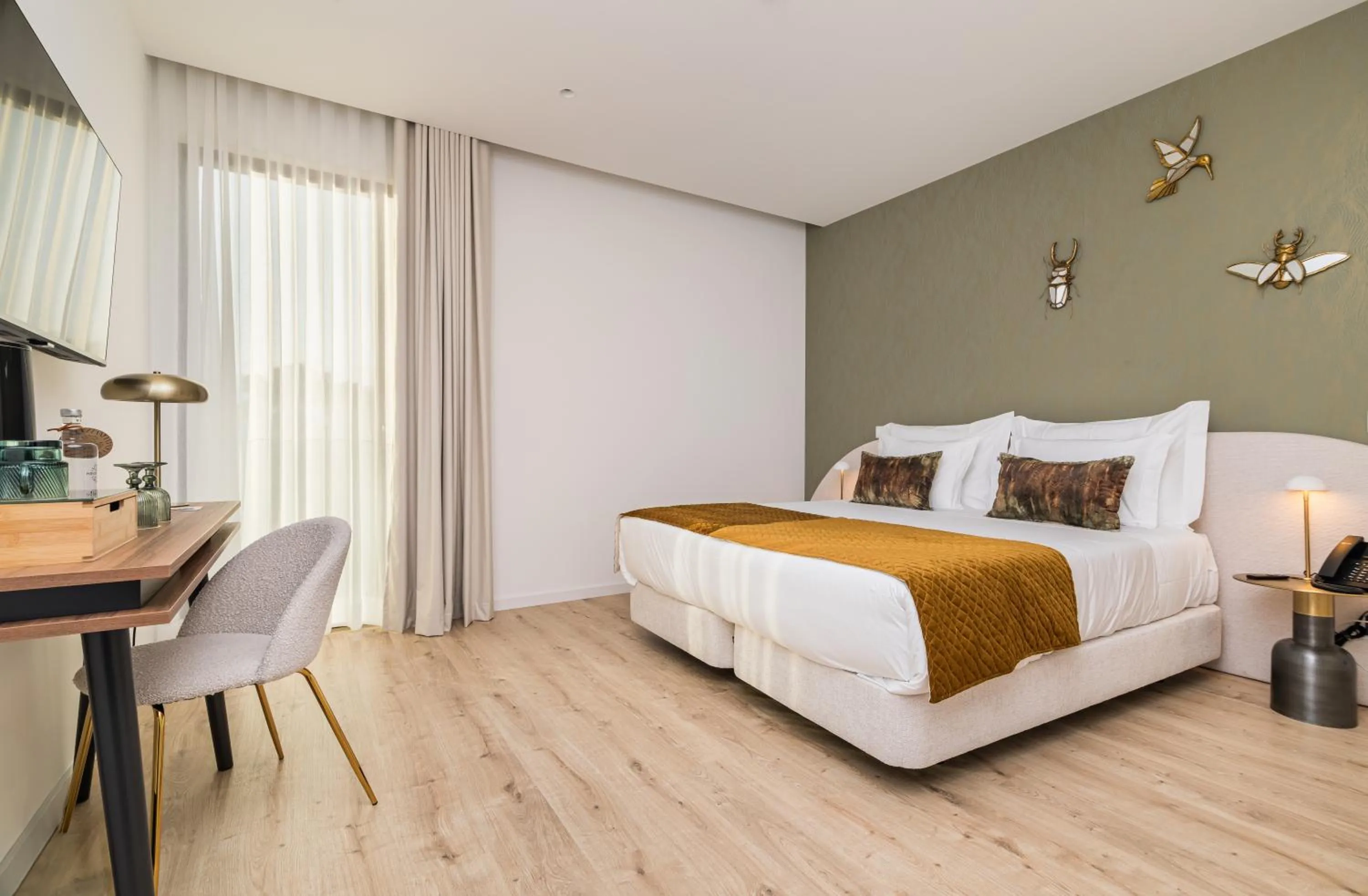 Bed in Haven Nature Hotel & Villas