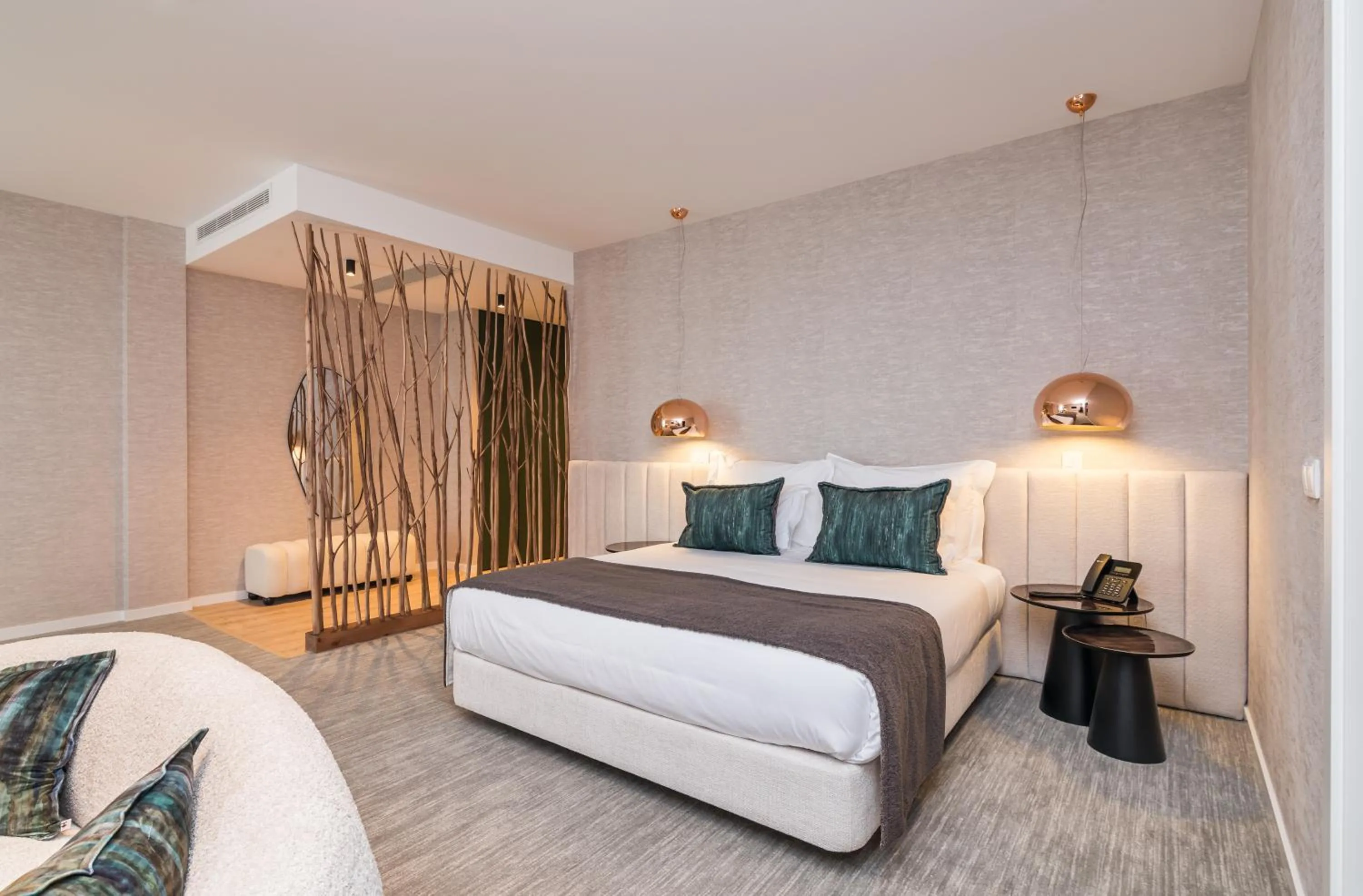 Bed in Haven Nature Hotel & Villas