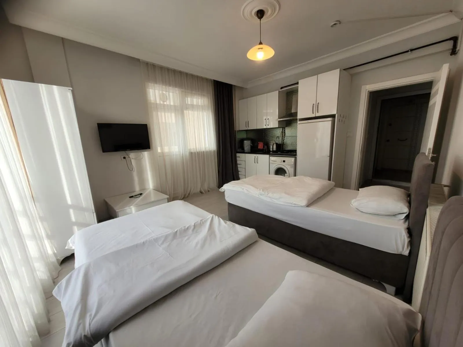 Bed in Sea House Otel