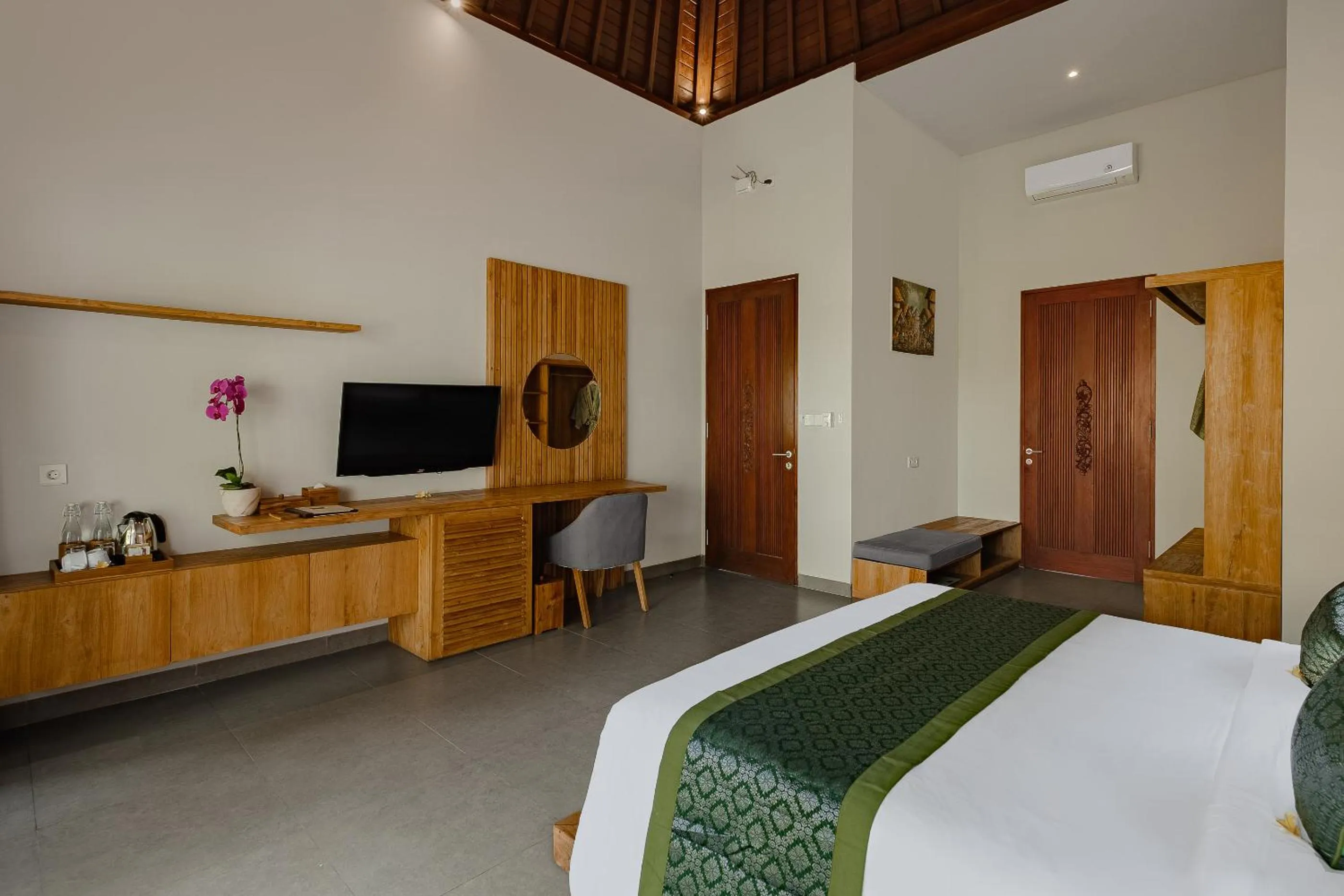Bed in Elitya Ubud Villa