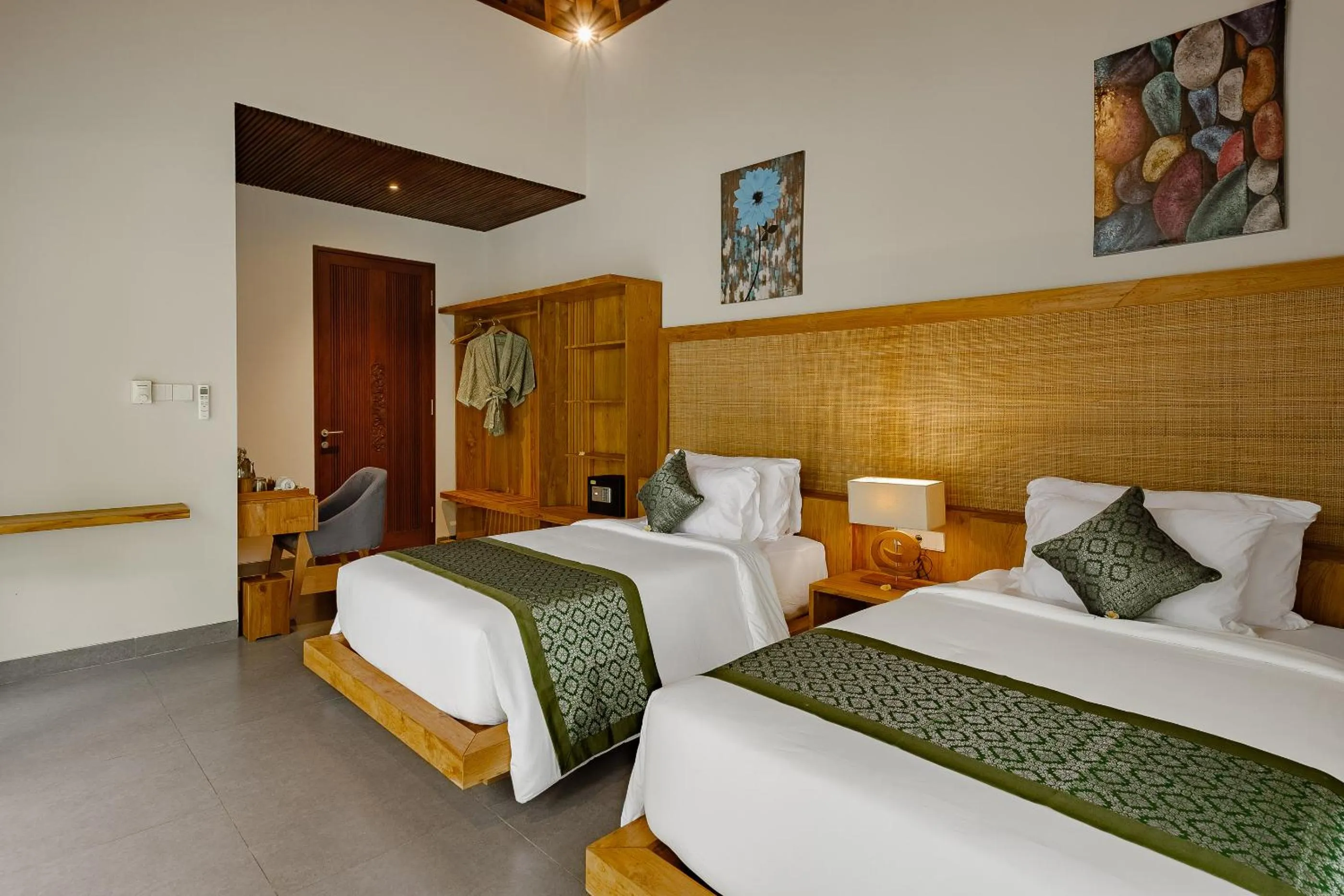 Bed in Elitya Ubud Villa