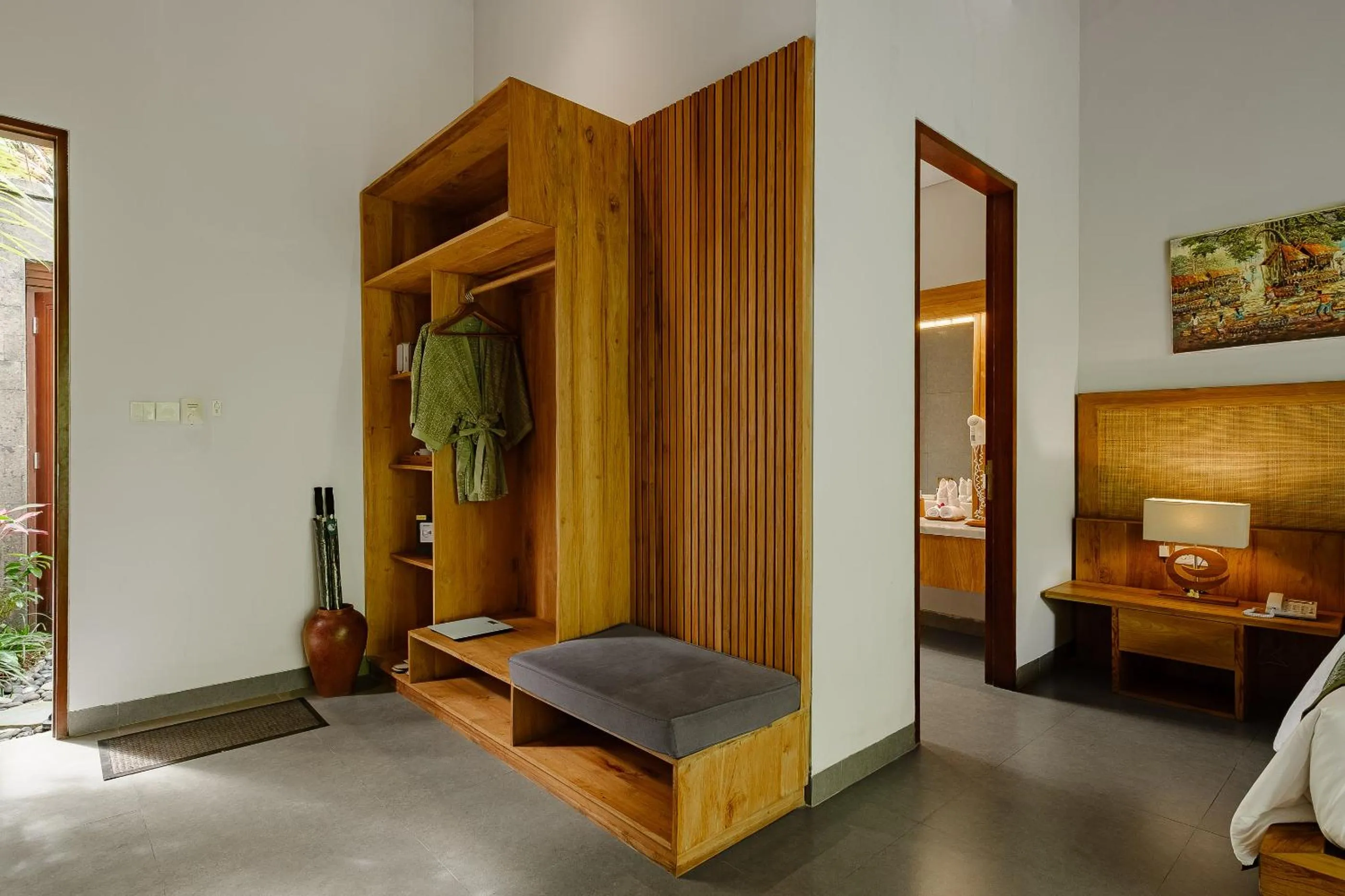 Bed in Elitya Ubud Villa