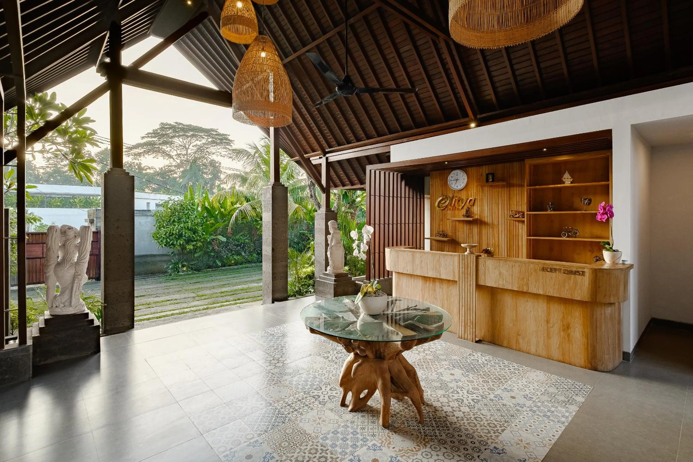 Lobby or reception in Elitya Ubud Villa