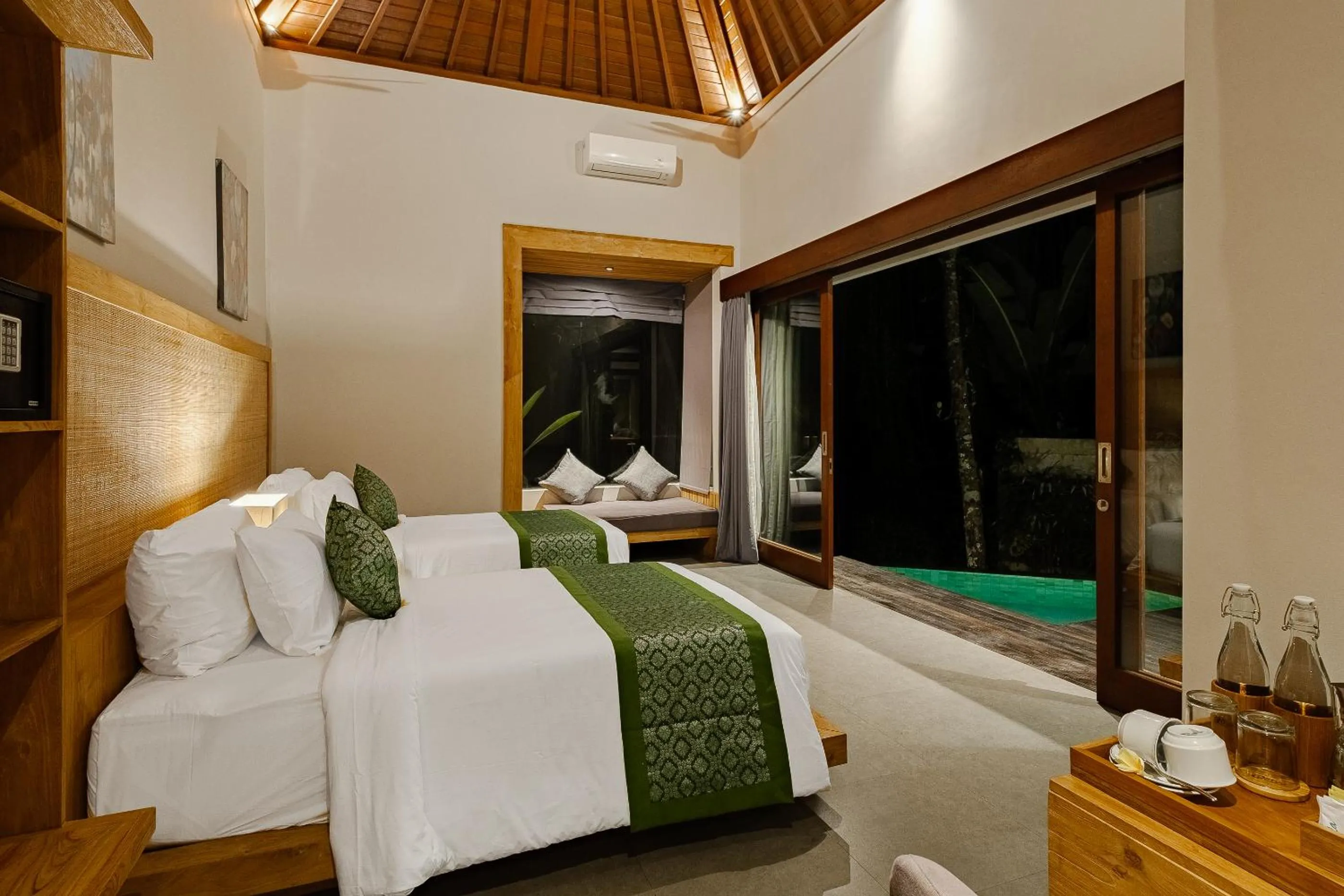 Bed in Elitya Ubud Villa