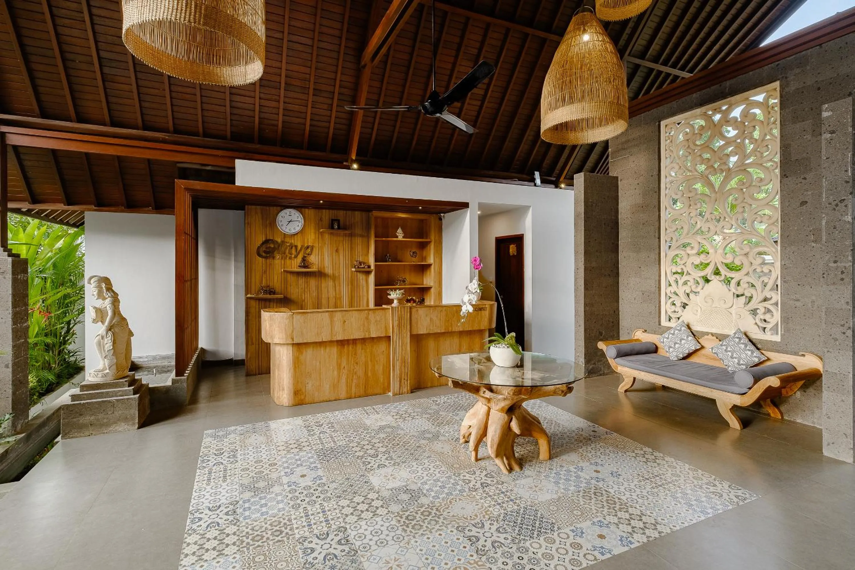 Lobby or reception in Elitya Ubud Villa