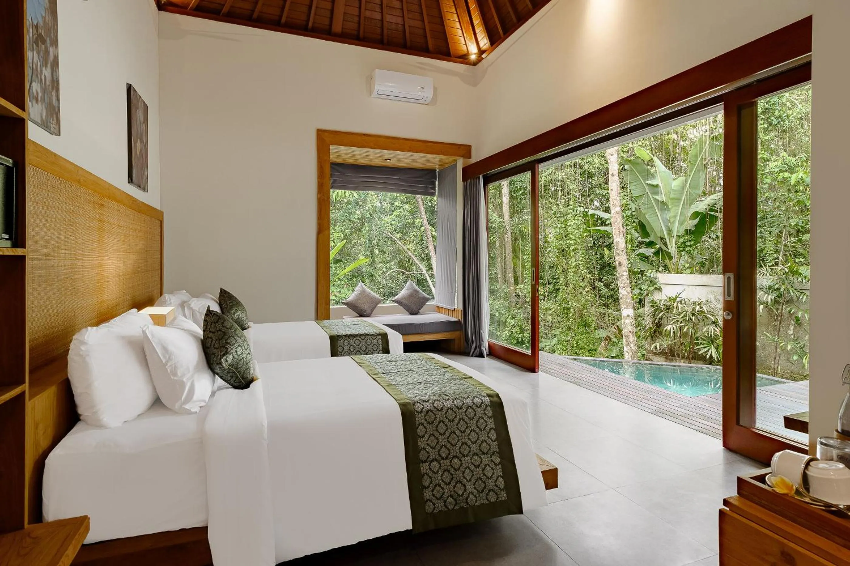 Bed in Elitya Ubud Villa