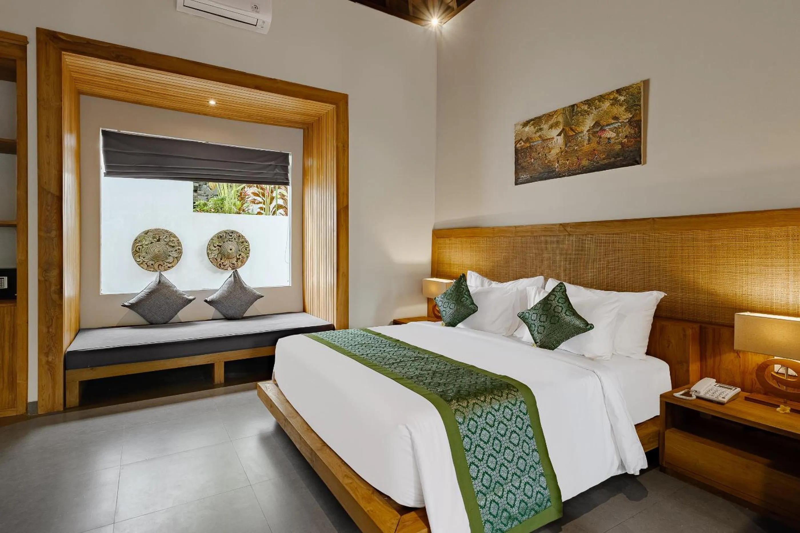 Bed in Elitya Ubud Villa
