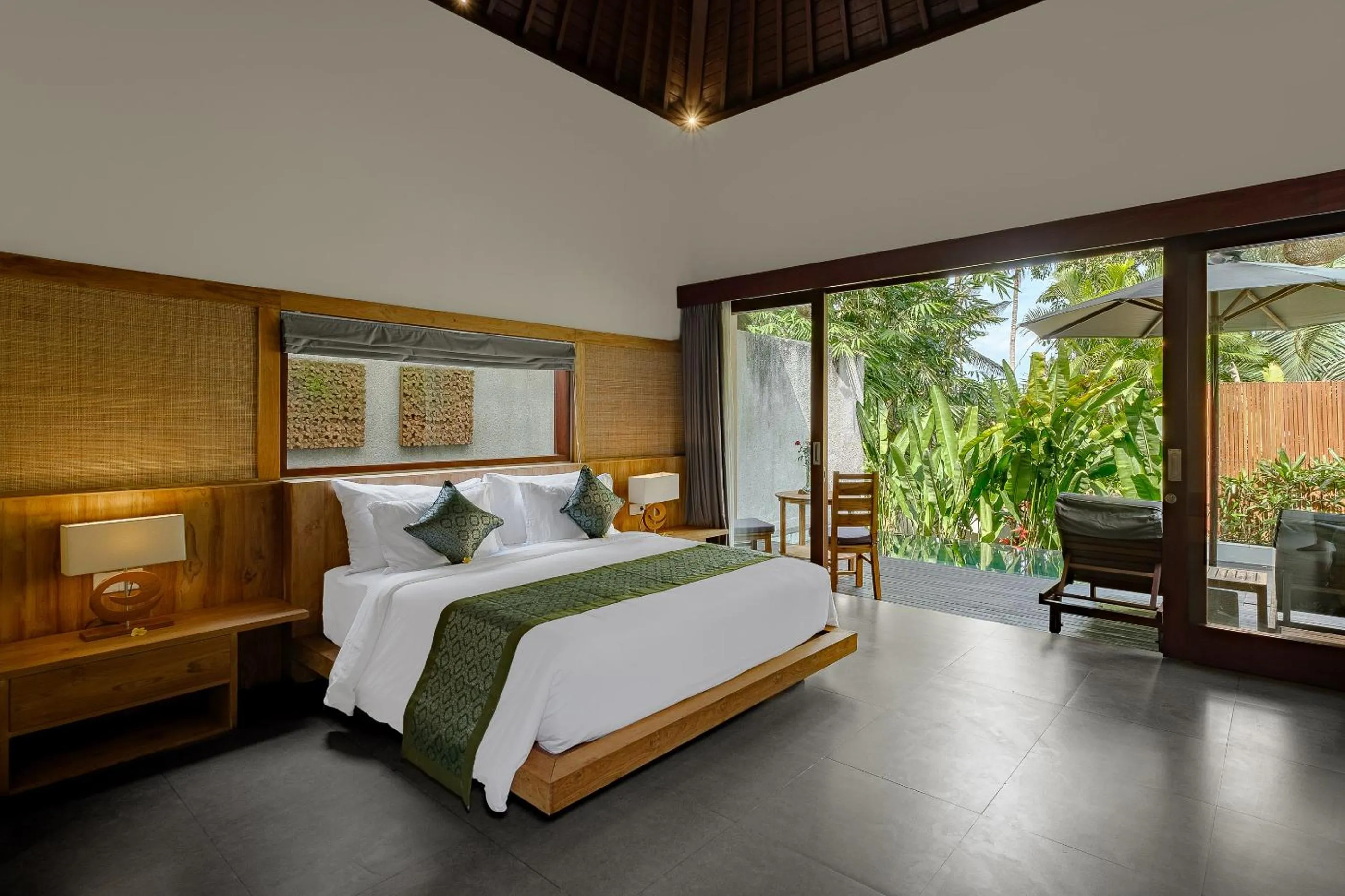Bed in Elitya Ubud Villa