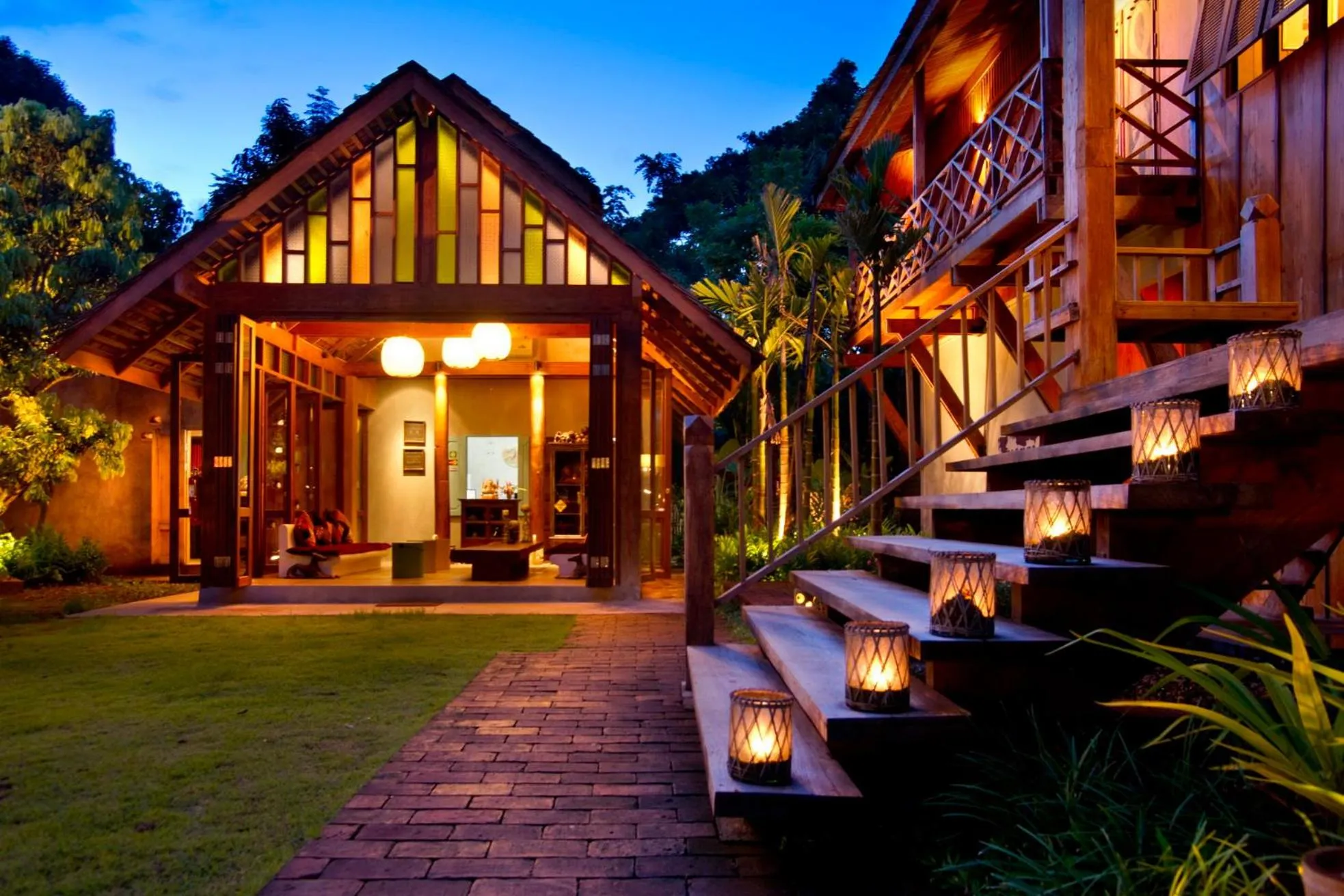 Property building in Hotel des Artists Rose of Pai