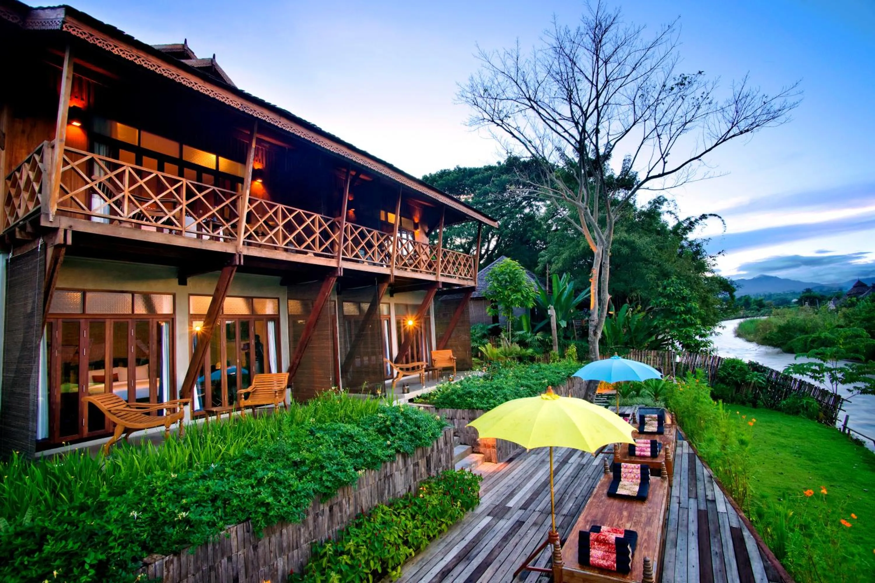 Property building in Hotel des Artists Rose of Pai