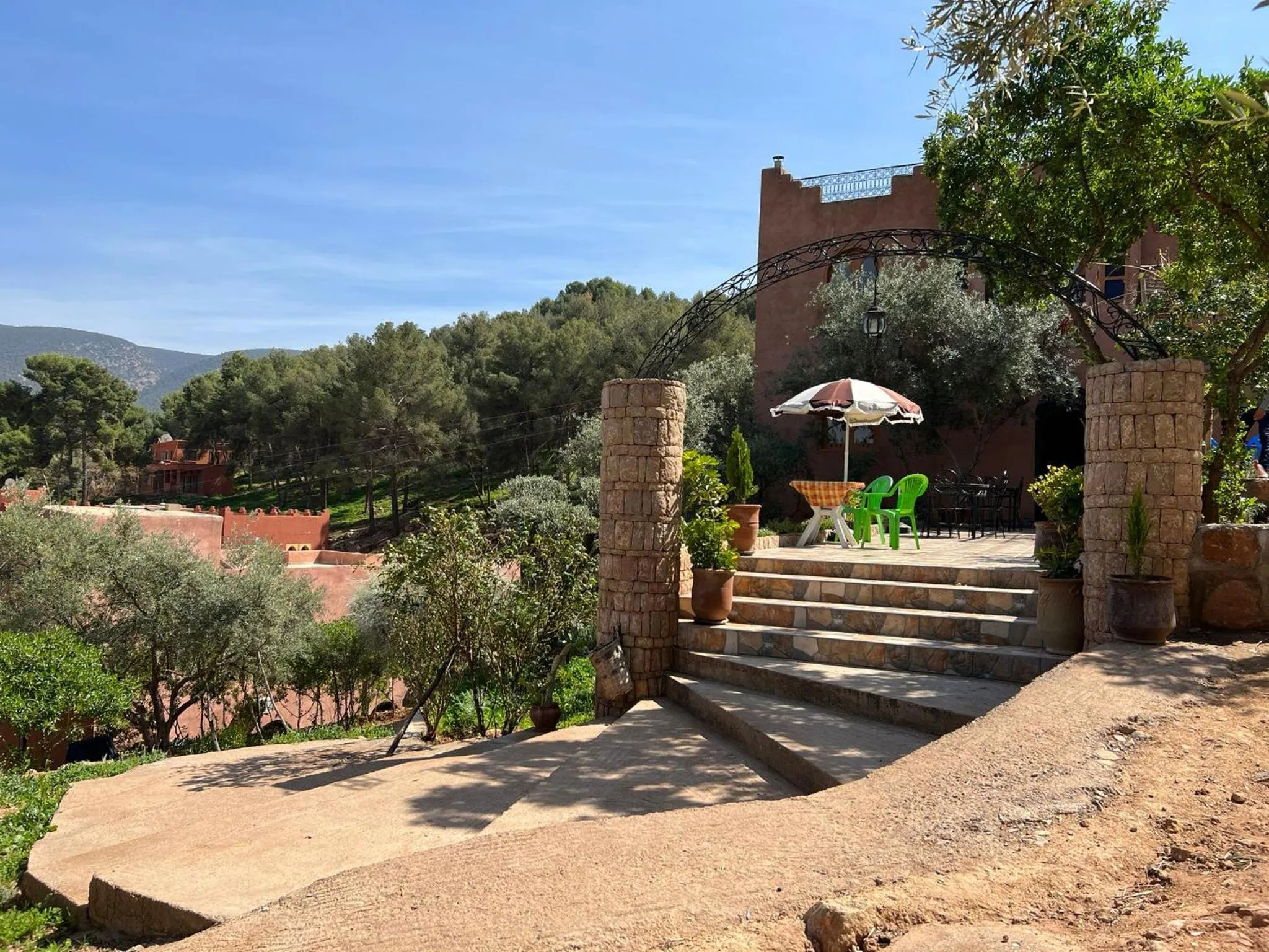 Garden in Maison d´hôtes Amazir