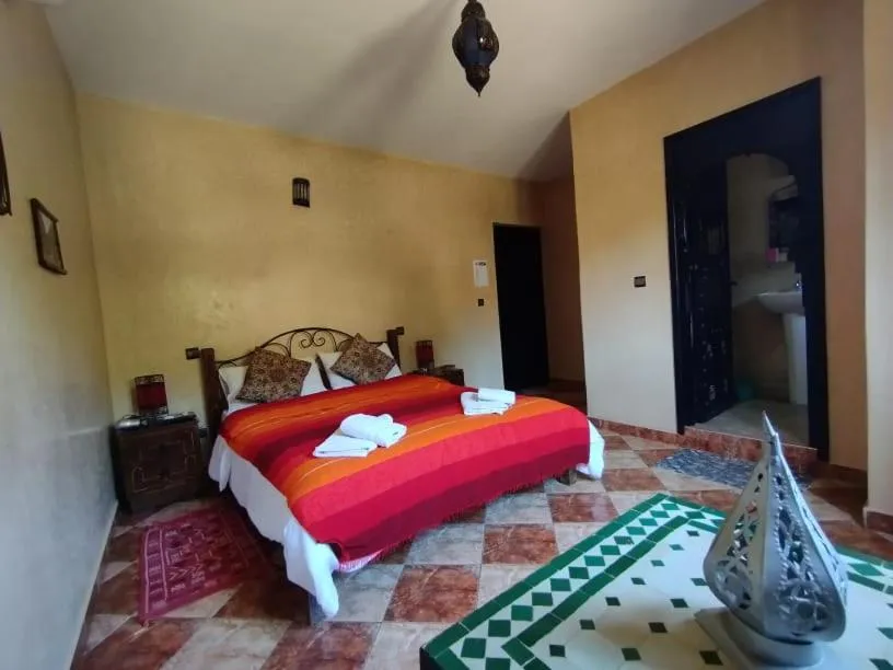 Bed in Maison d´hôtes Amazir