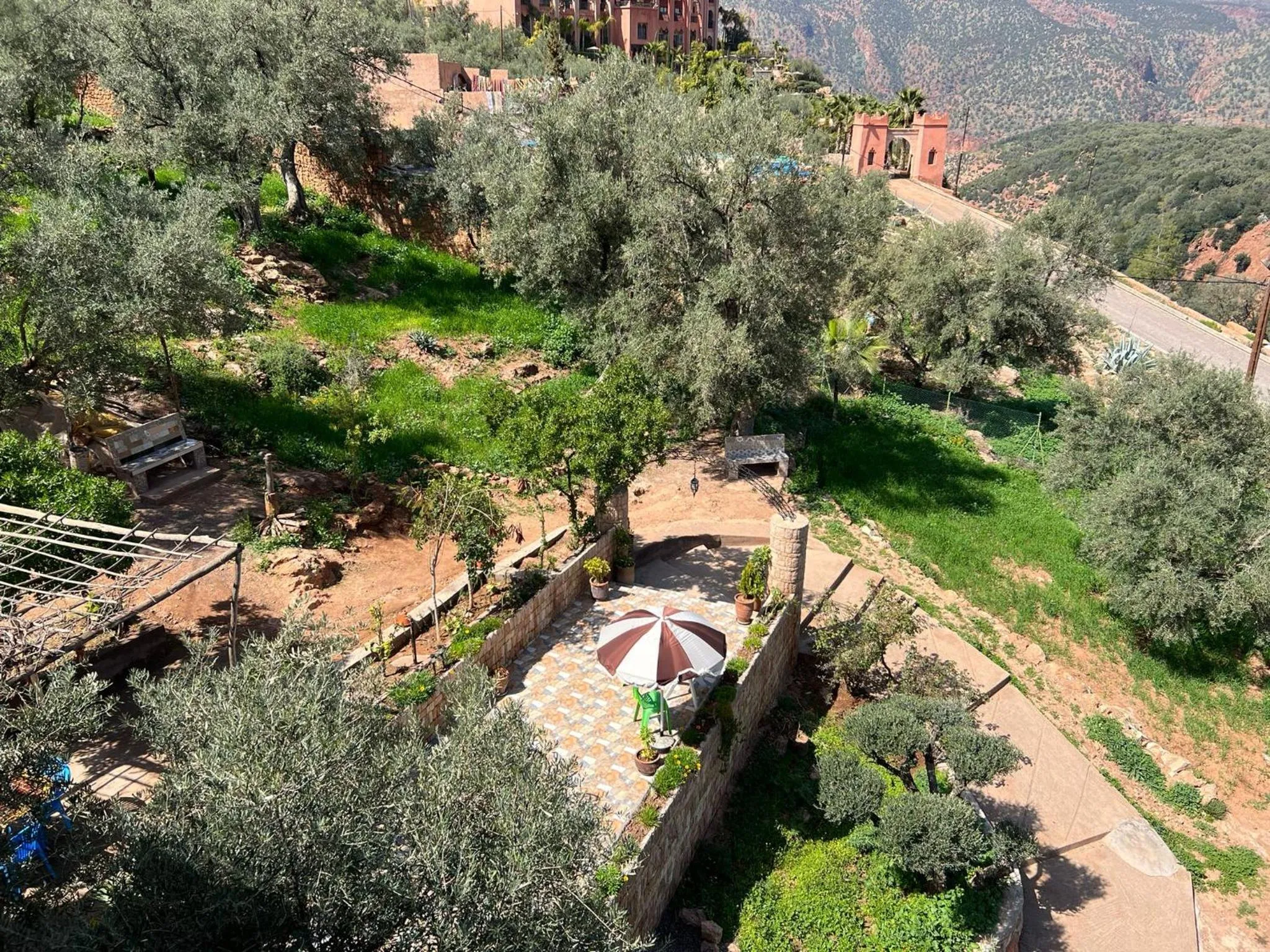 Garden view in Maison d´hôtes Amazir