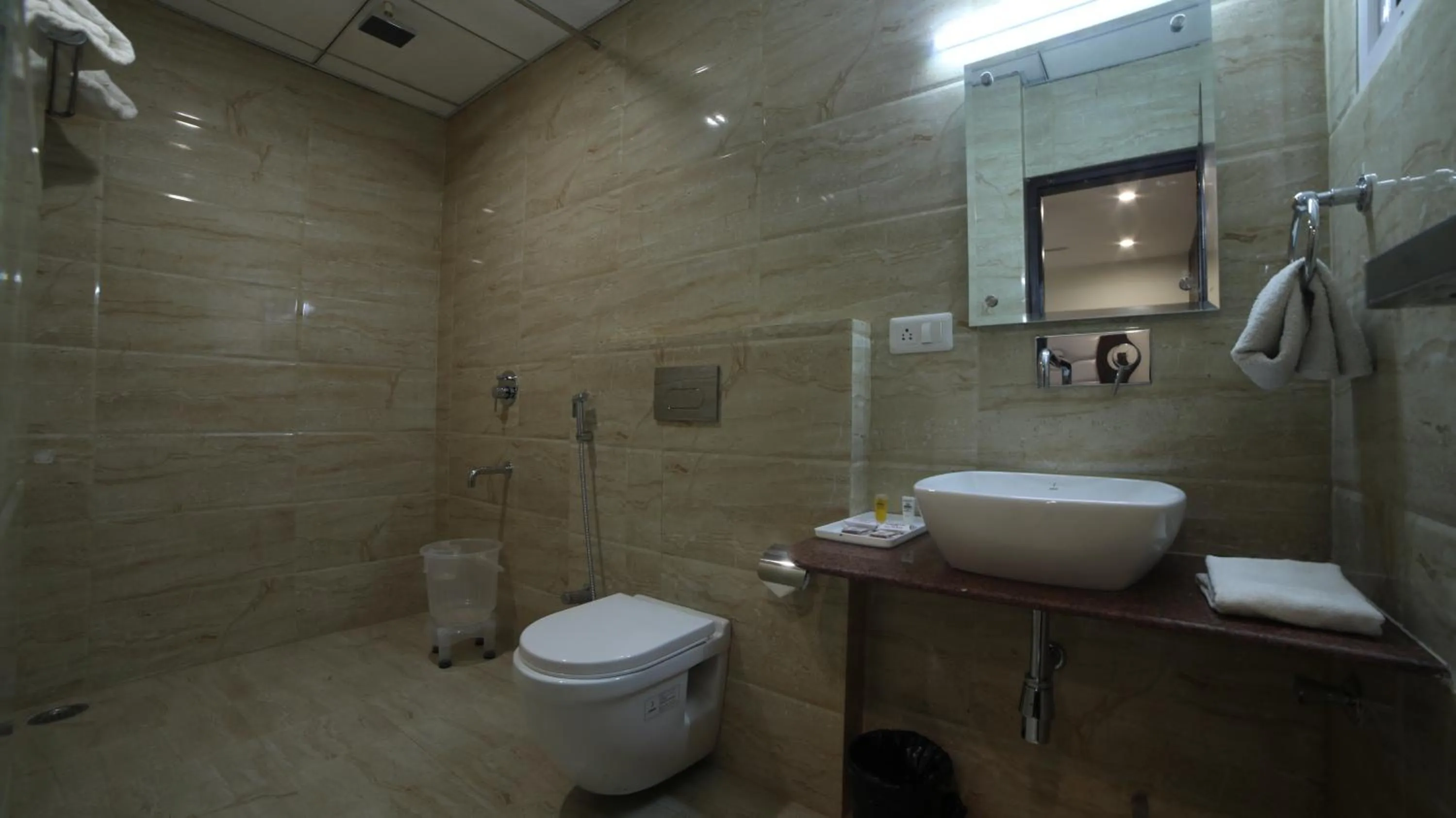 Bathroom in Cosmos Raj Plaza Jaipur