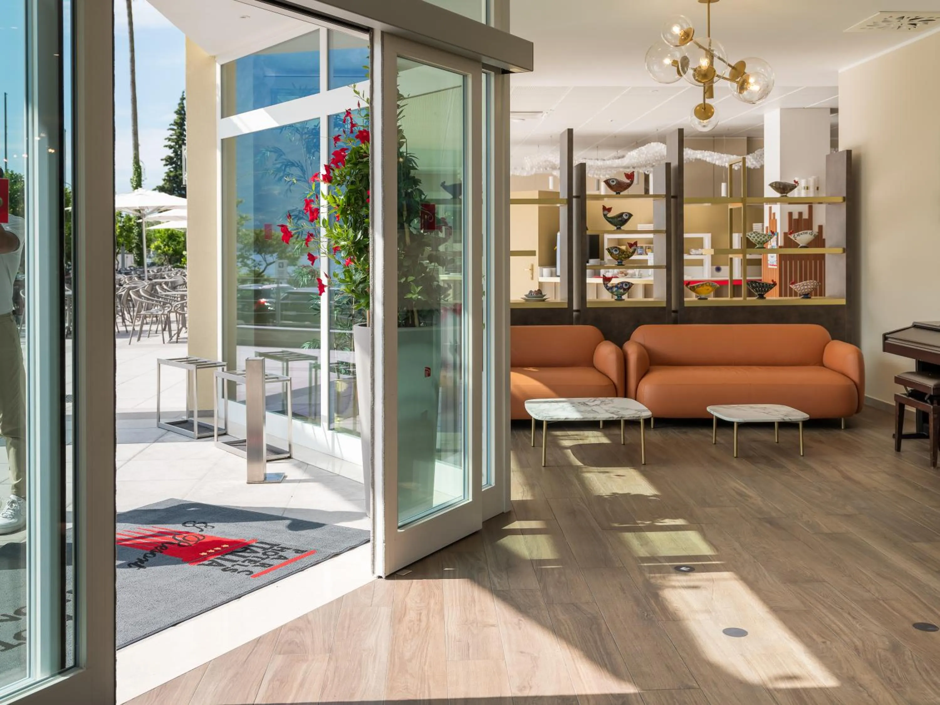 Lobby or reception in Hotel Leonardo Da Vinci