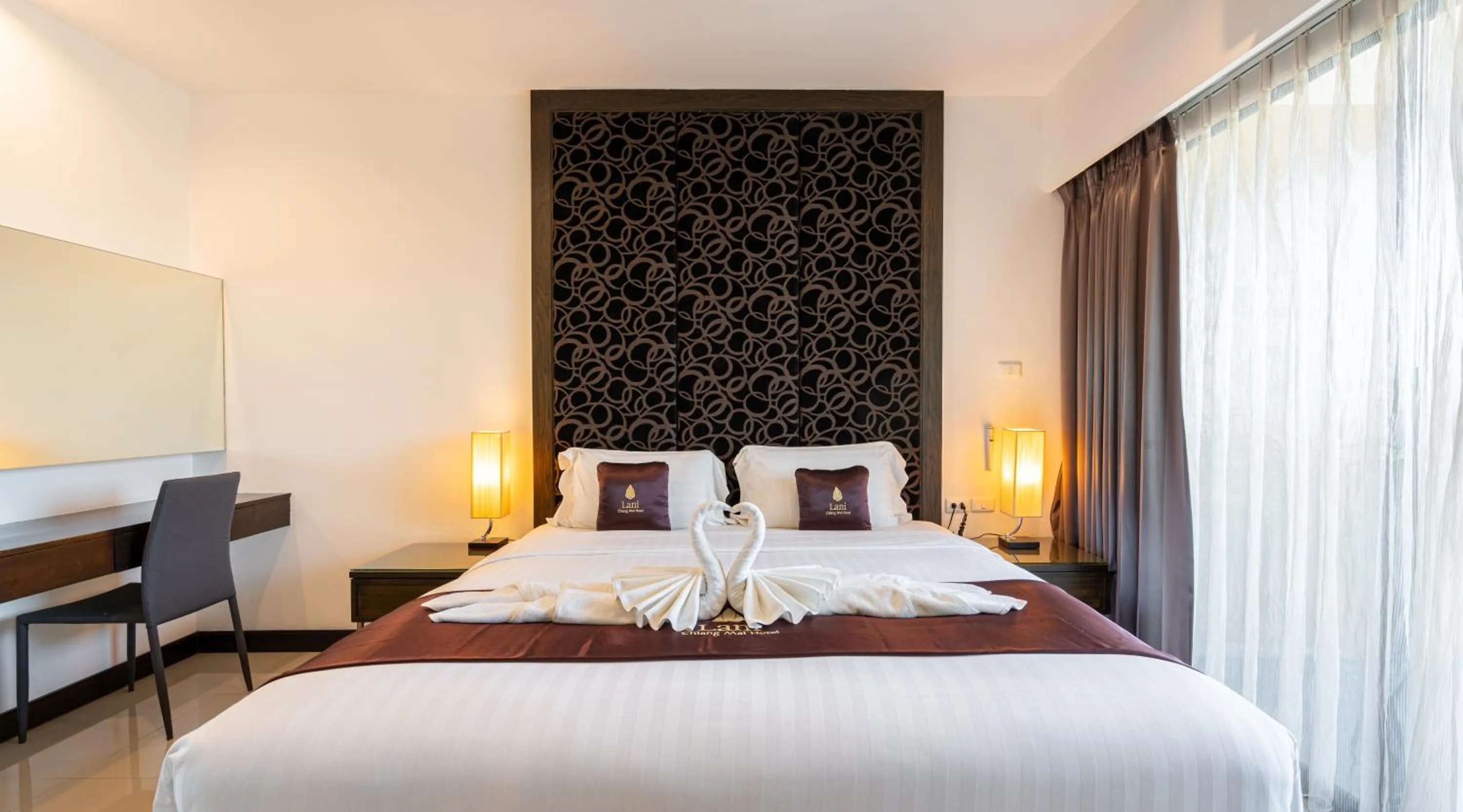 Bed in Lani Chiang Mai Hotel