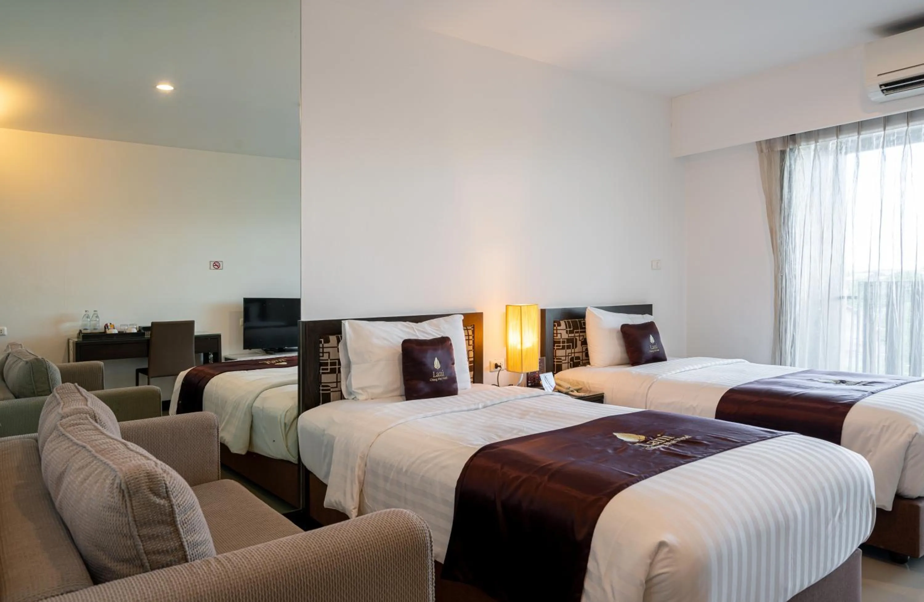 Photo of the whole room, Bed in Lani Chiang Mai Hotel