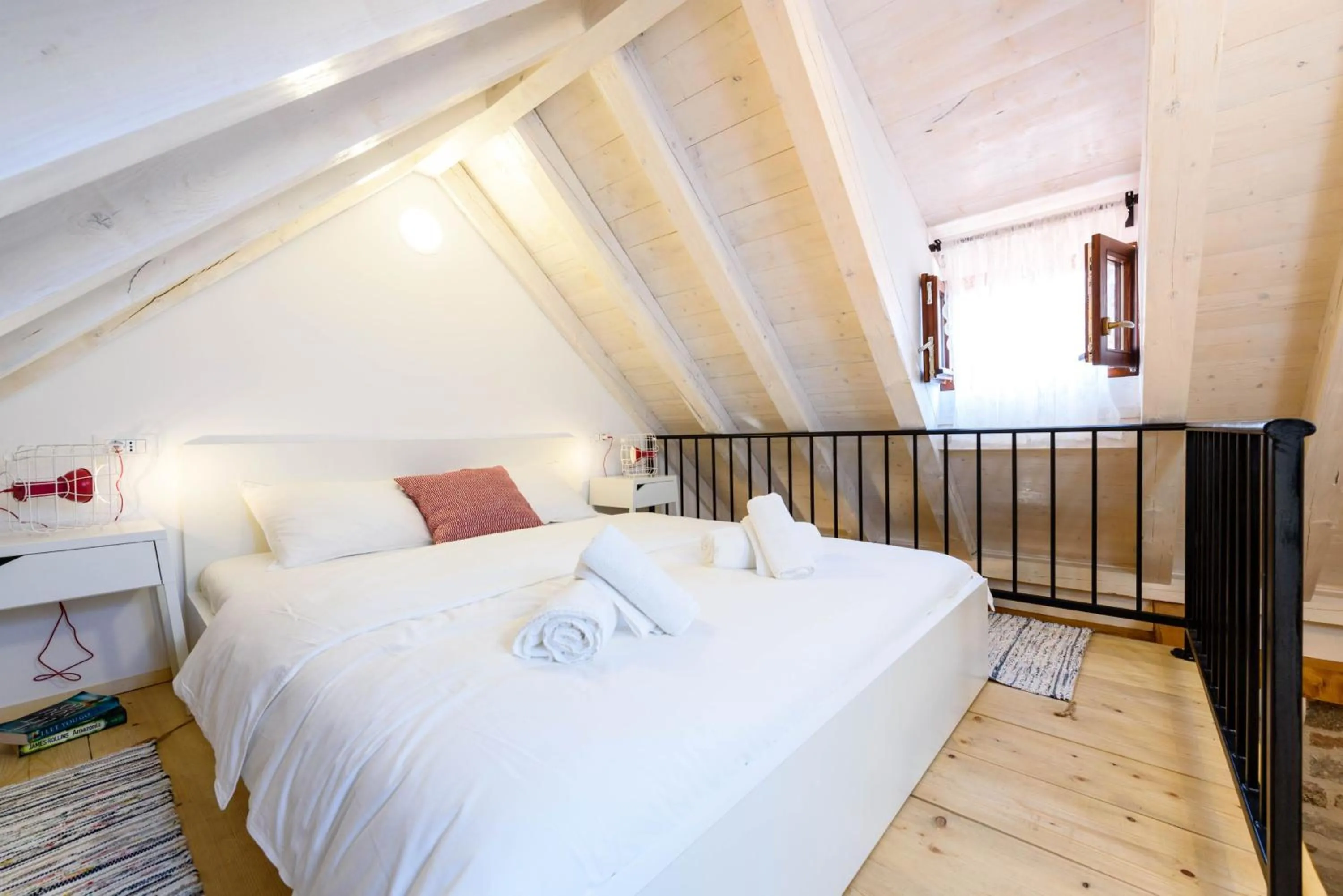 Bedroom, Bed in Apartments & Rooms Tiramola - Old Town