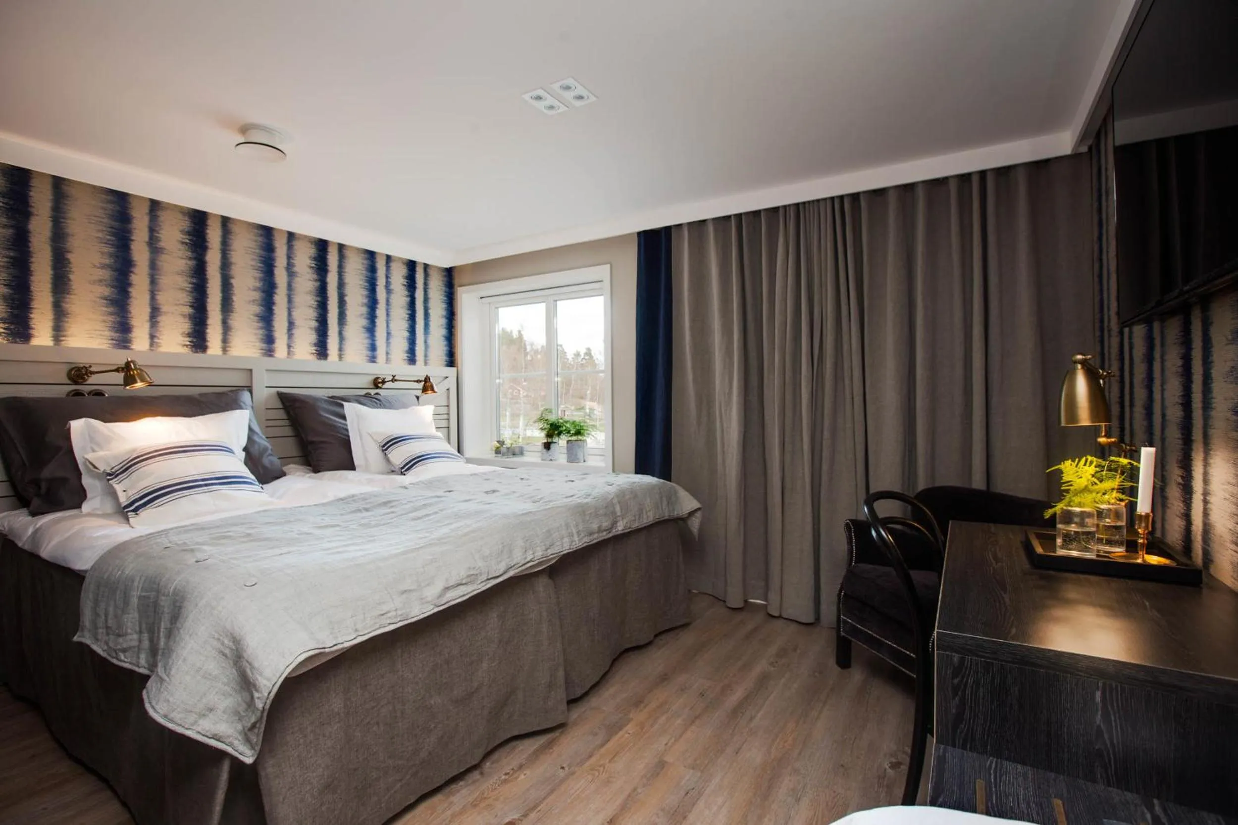 Photo of the whole room, Bed in Bauergården