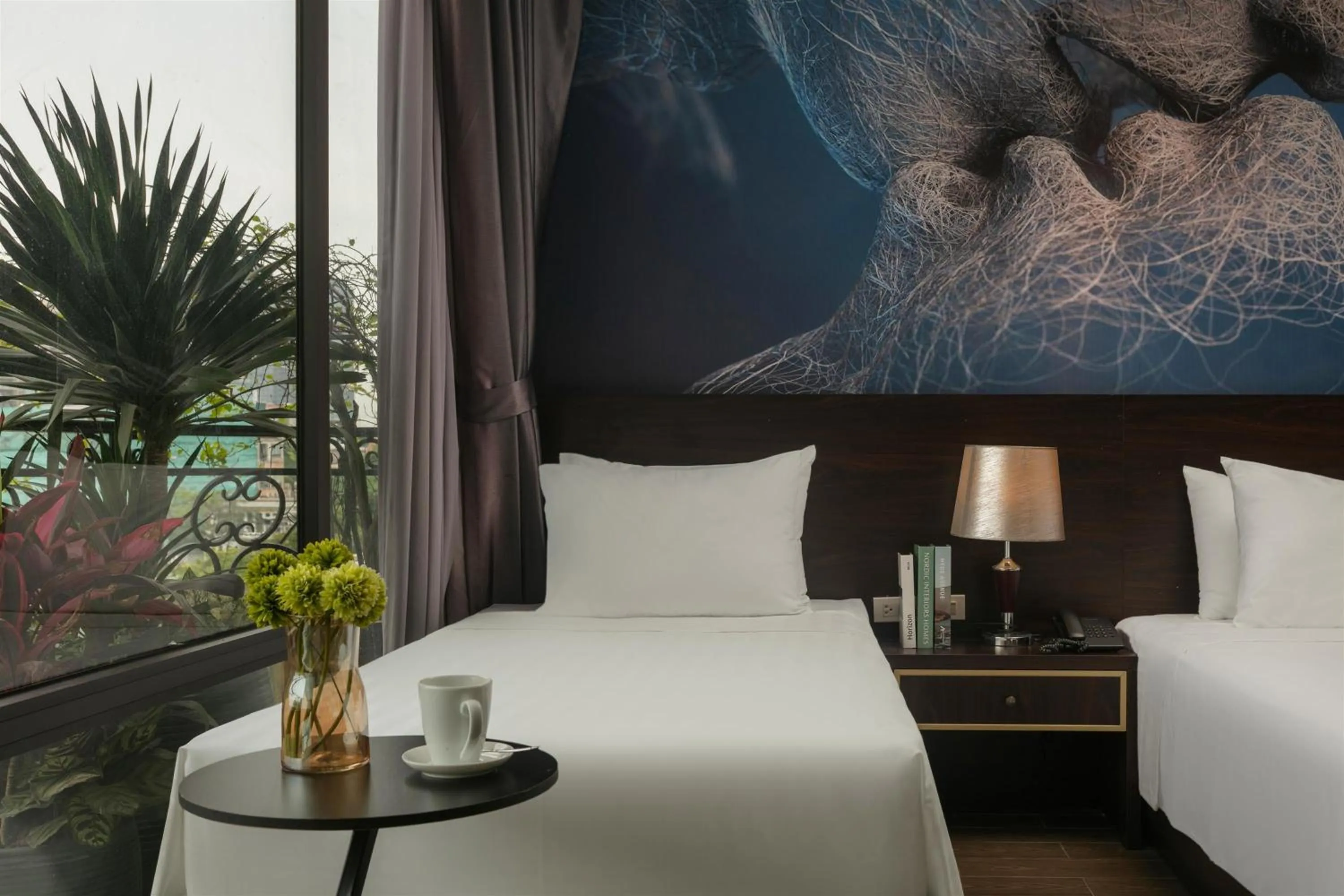 Bed in Westlake Pearl Suites & Spa 70 Xuan Dieu - By Pegasy Group