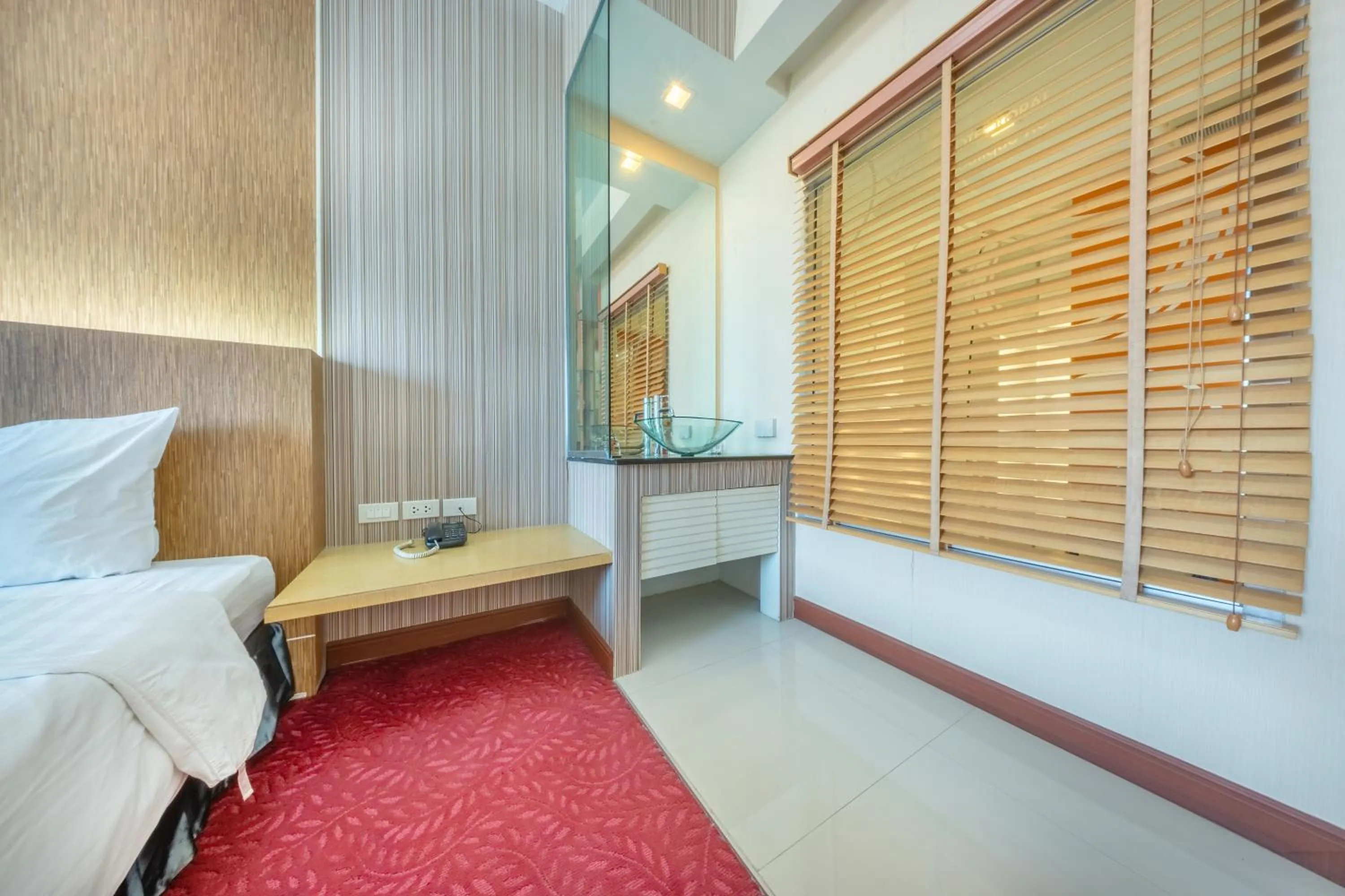 Bedroom in SHIN Hotel V-ONE Korat