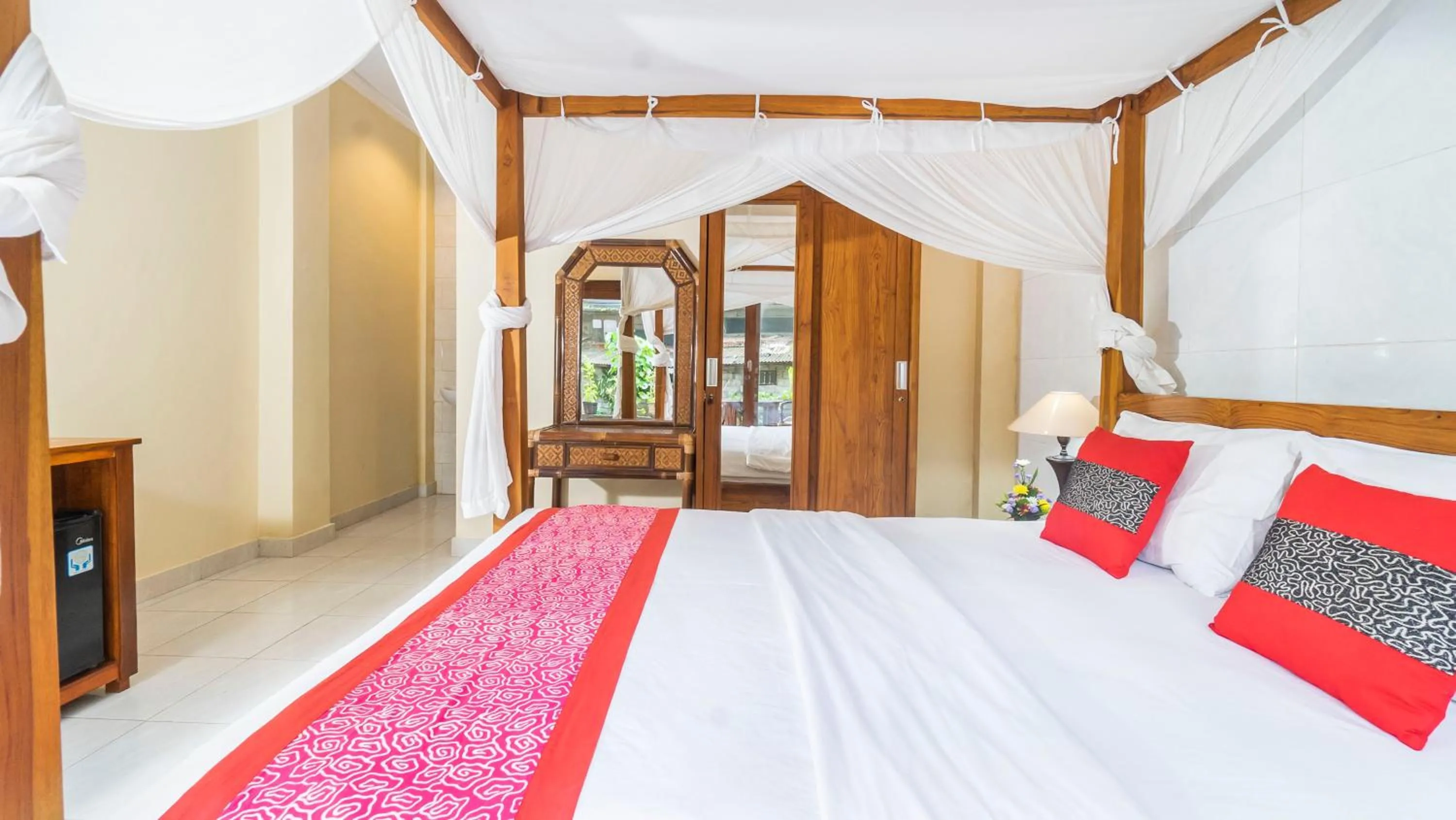 Bed in Raka House Accommodation