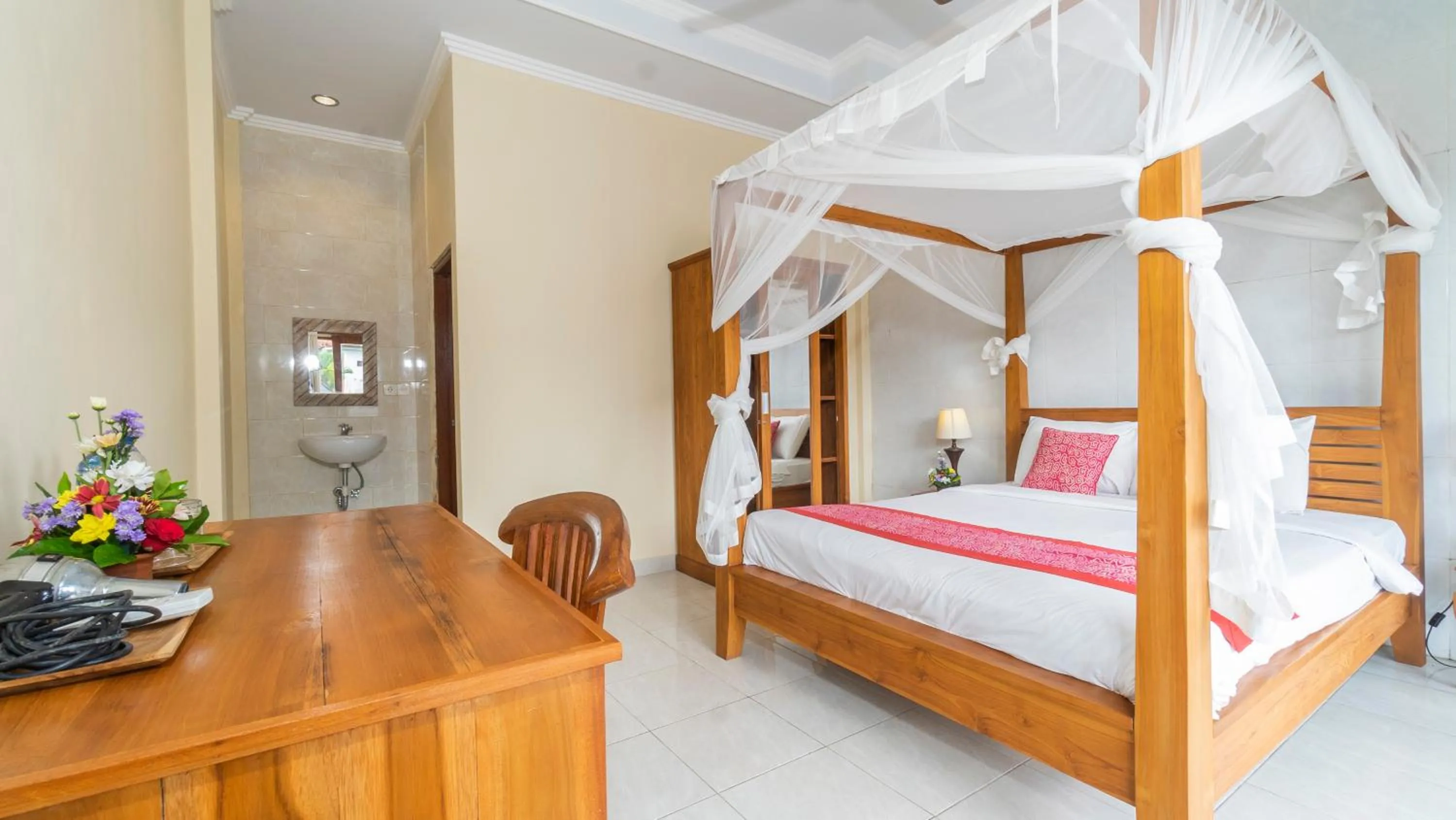 Bed in Raka House Accommodation