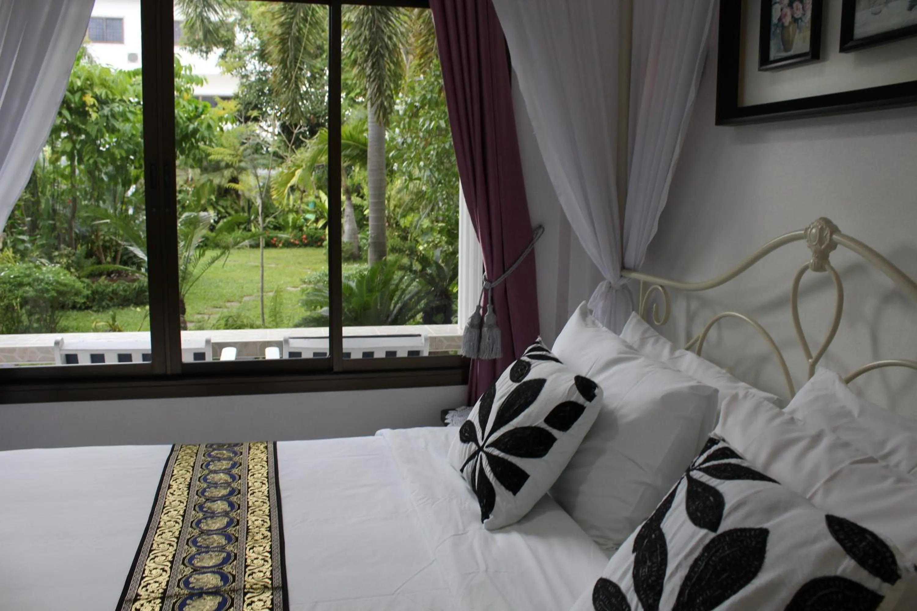 Bed in White Elephant Resort