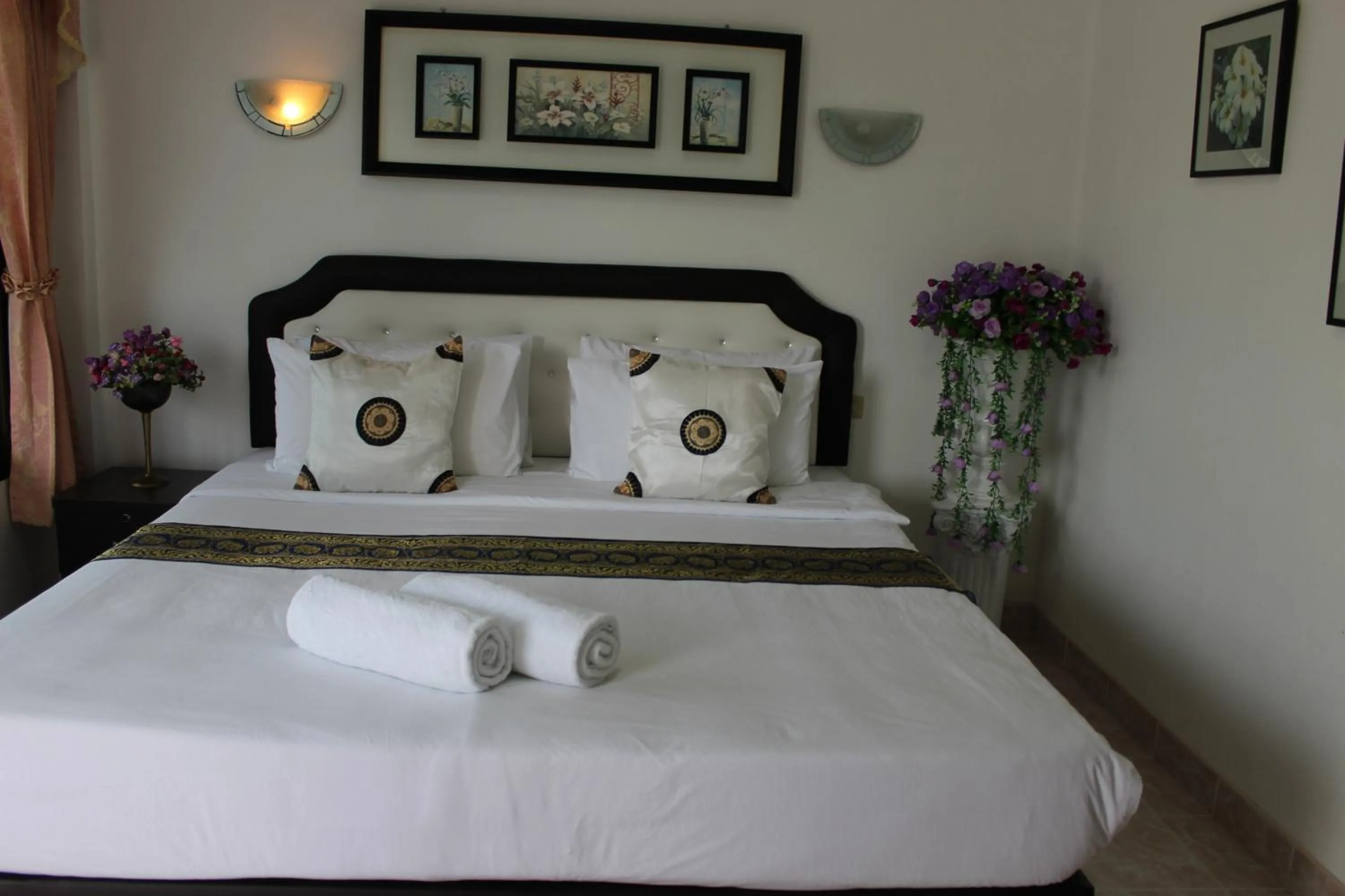 Bed in White Elephant Resort