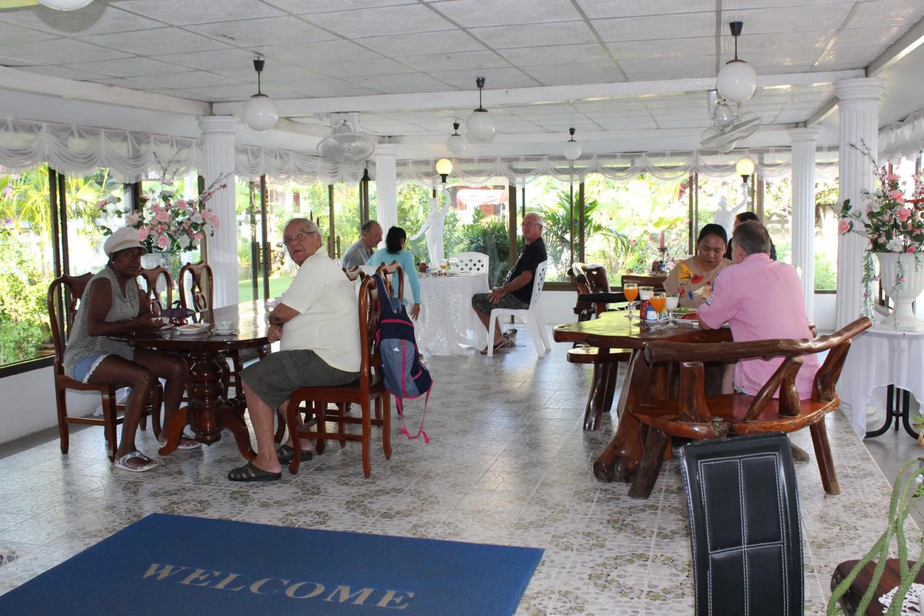 group of guests in White Elephant Resort