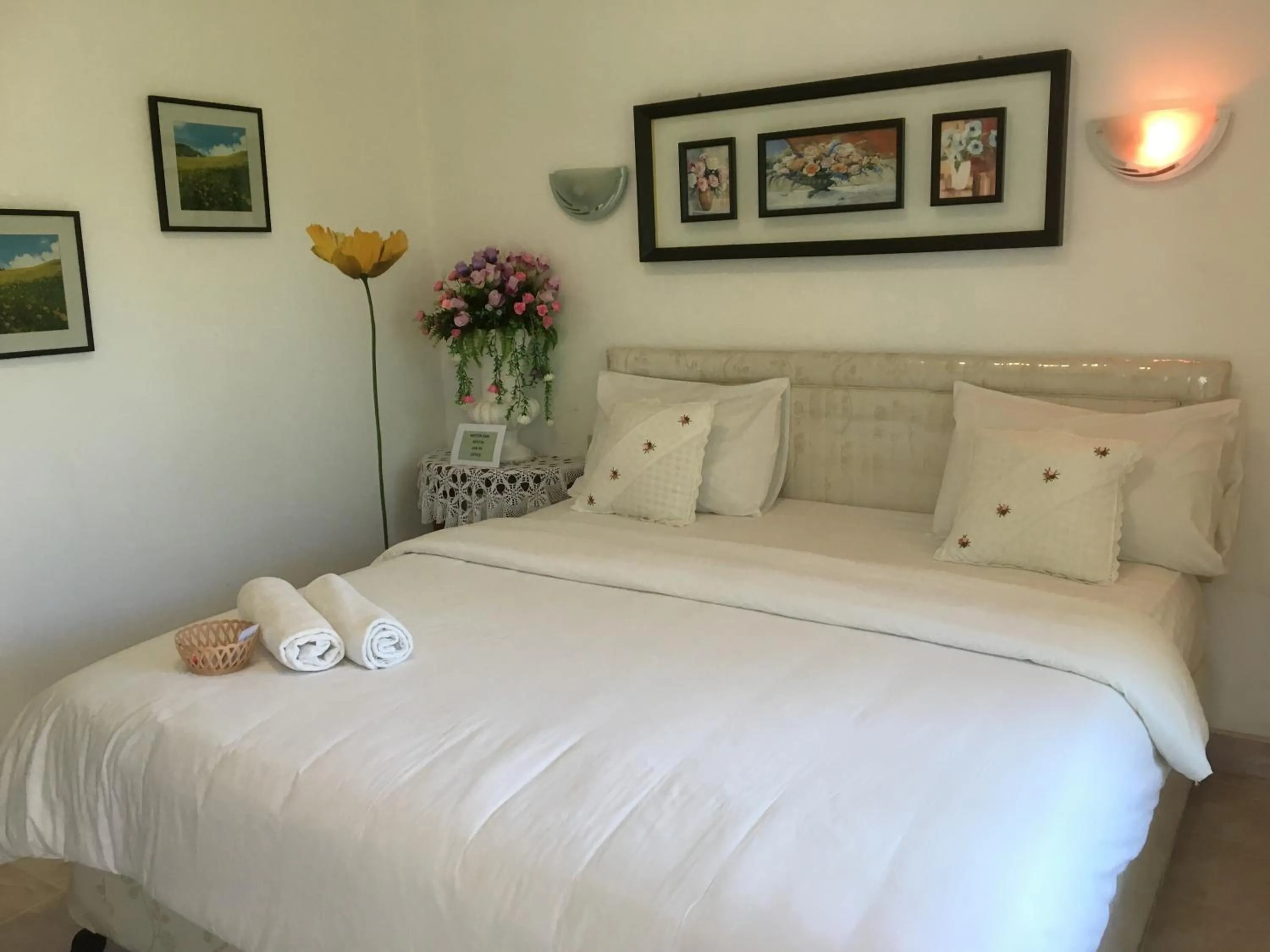 Bed in White Elephant Resort