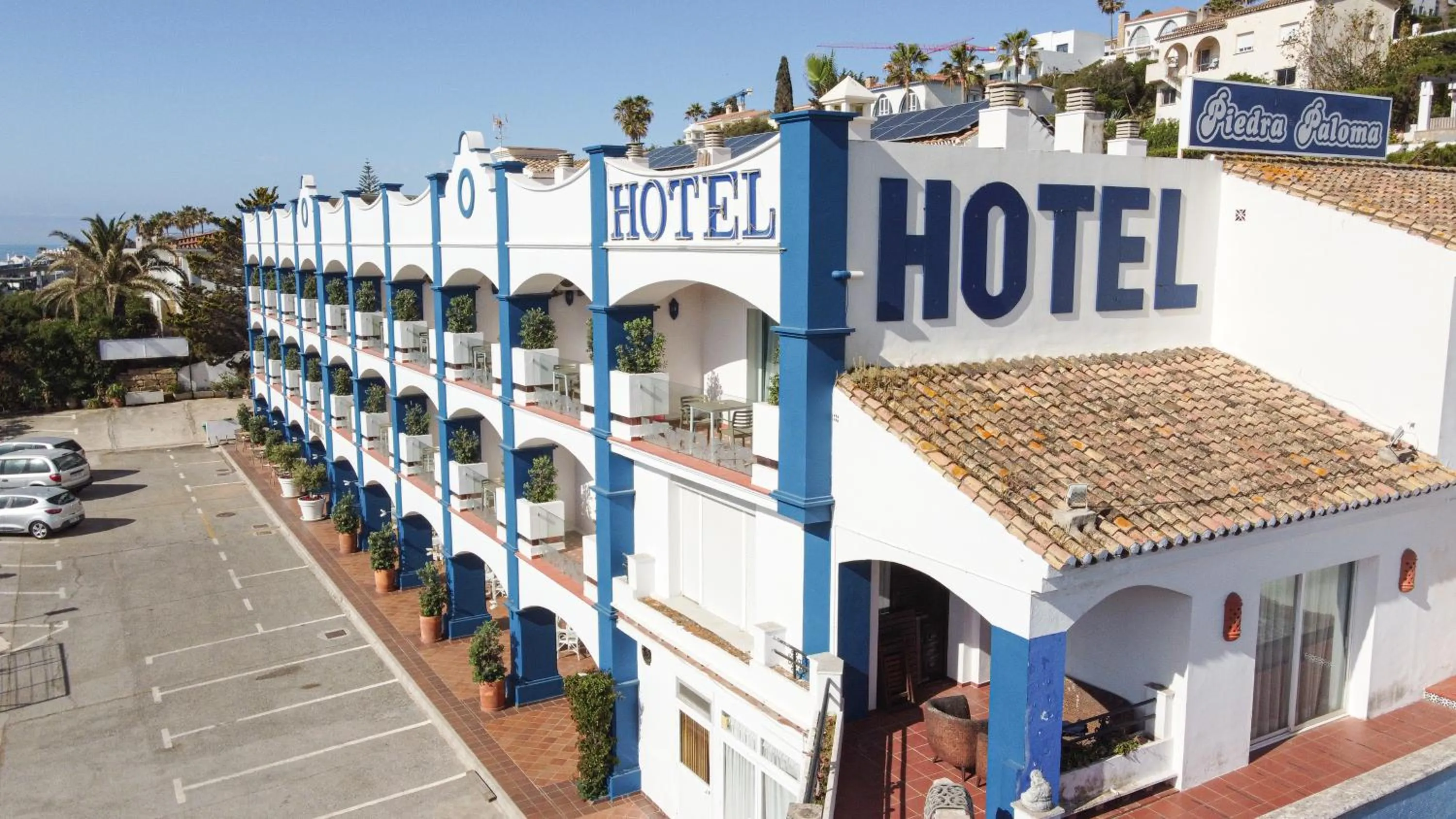 Facade/entrance in Hotel Piedra Paloma by Croma