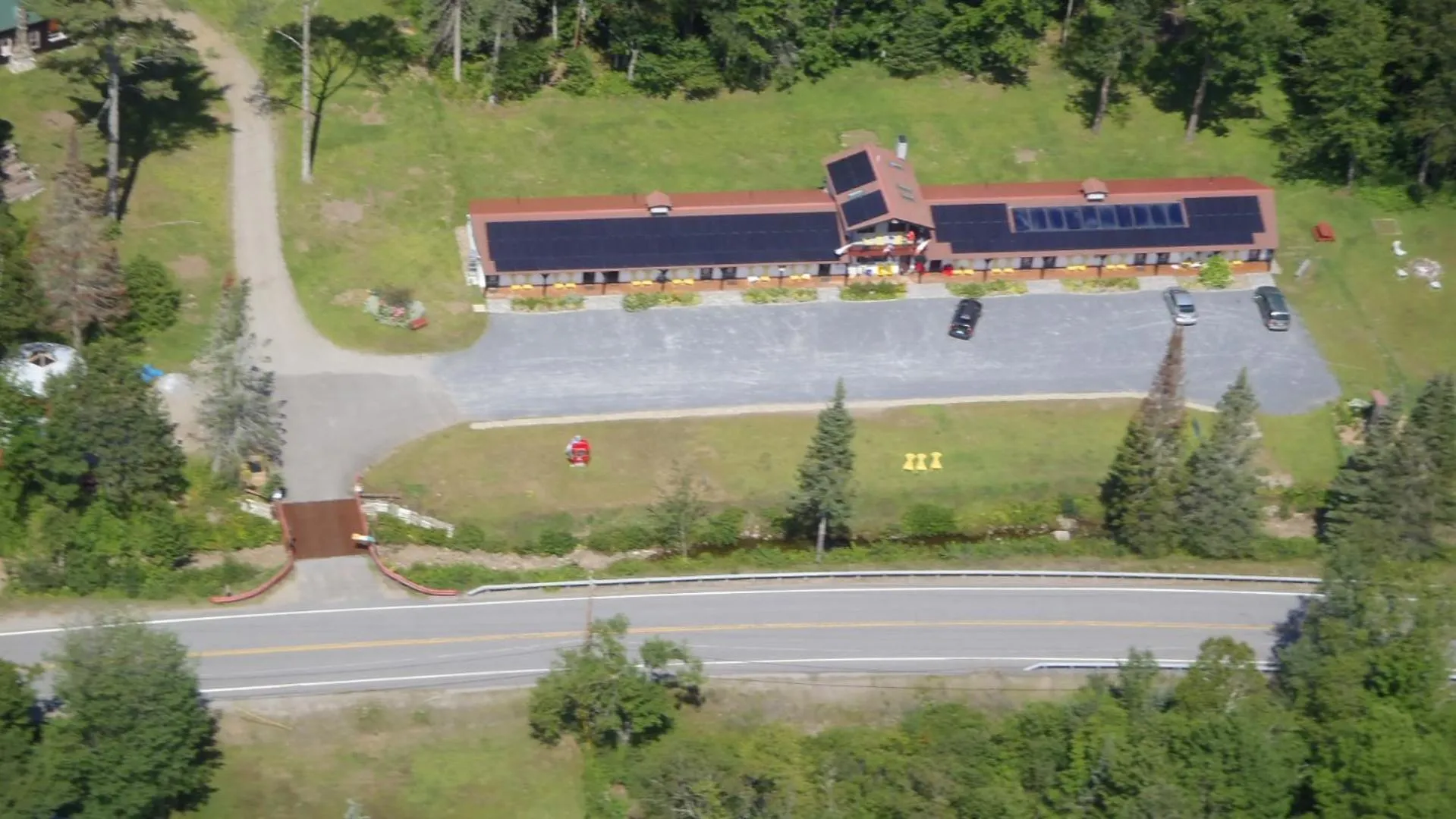 Bird's eye view in Gore Mountain Lodge