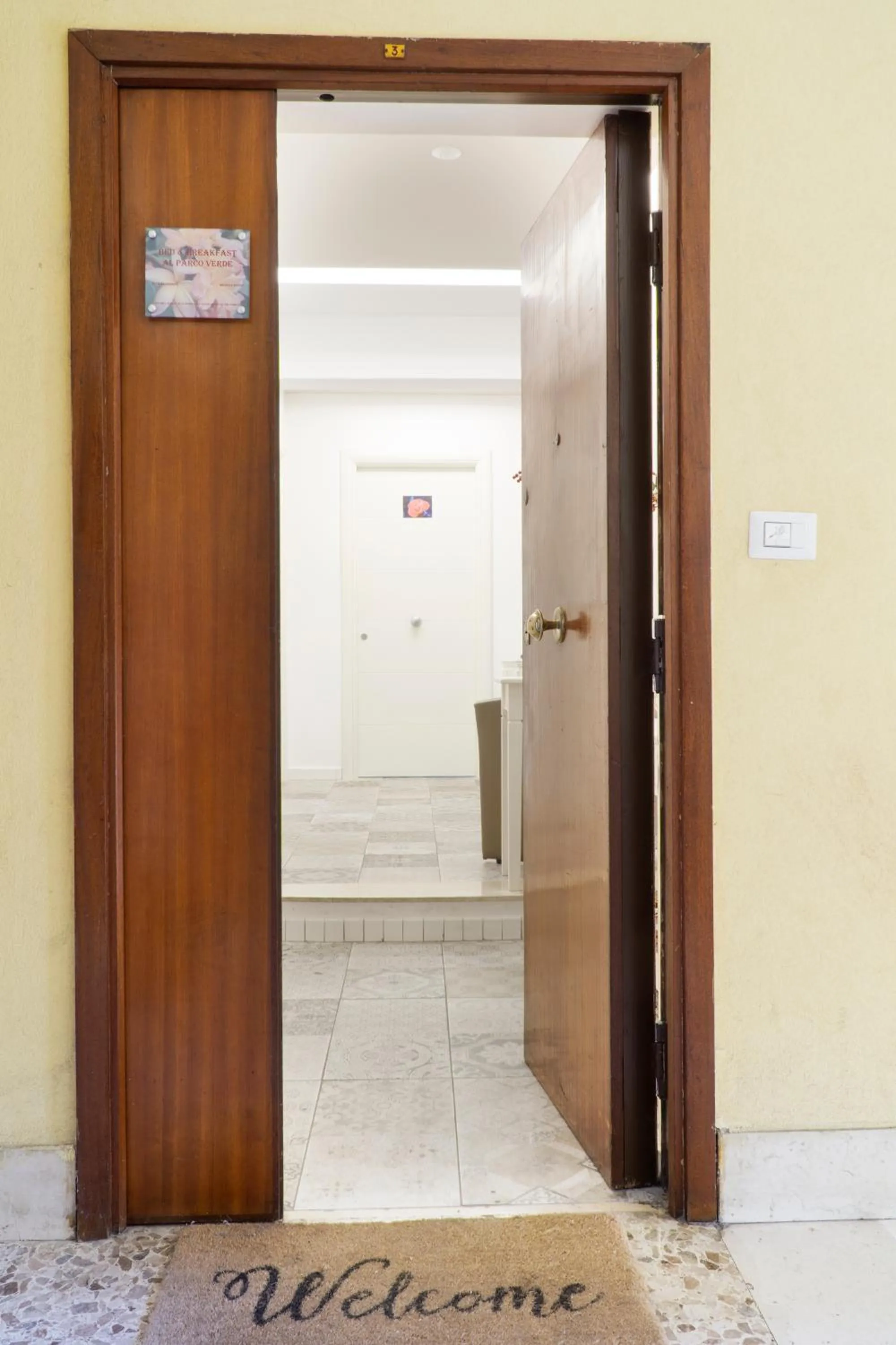 Facade/entrance in Al Parco Verde B&B